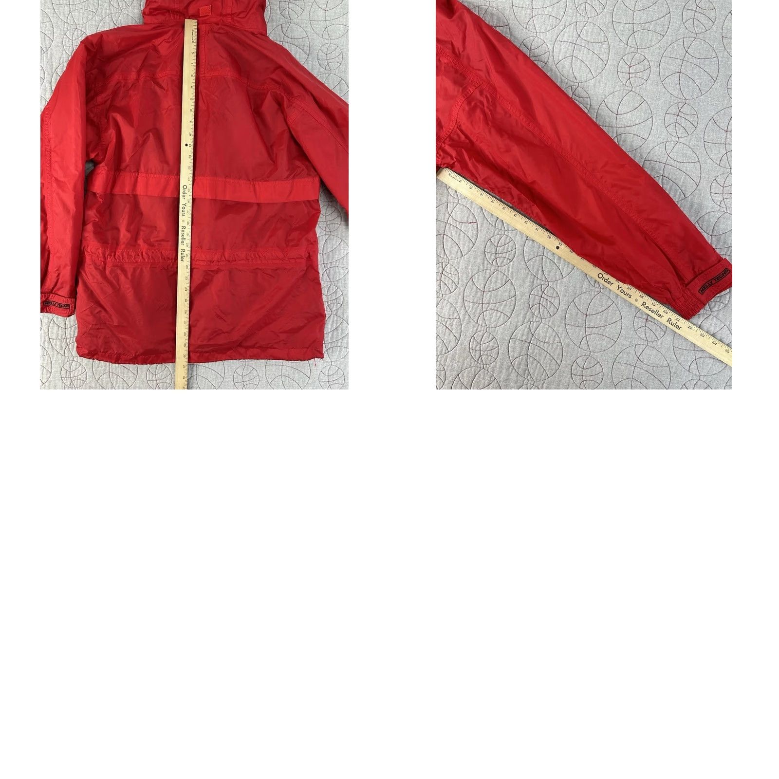 Helly Hansen VINTAGE Helly Hansen Helly Tech Red Rain Jacket Mens Medium Packable Hooded Lightweight Wind-Resistant Water Resistant 90s Retro Size US M / EU 48-50 / 2 - 8 Thumbnail