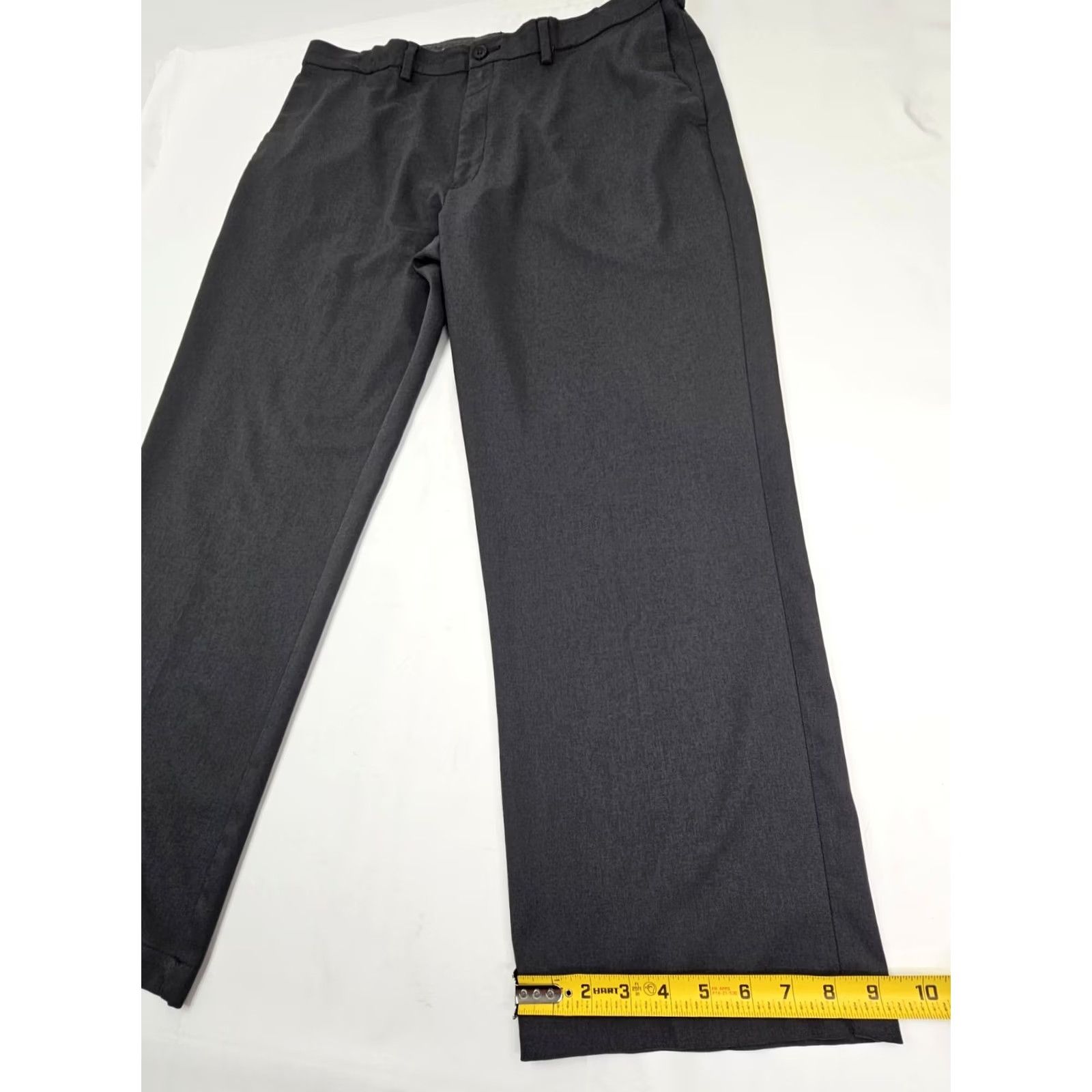 Haggar Haggar Cool 18 Pro Classic Pants Men 40x30 Gray Dress Slacks Stretch Comfort Size US 40 / EU 56 - 2 Thumbnail