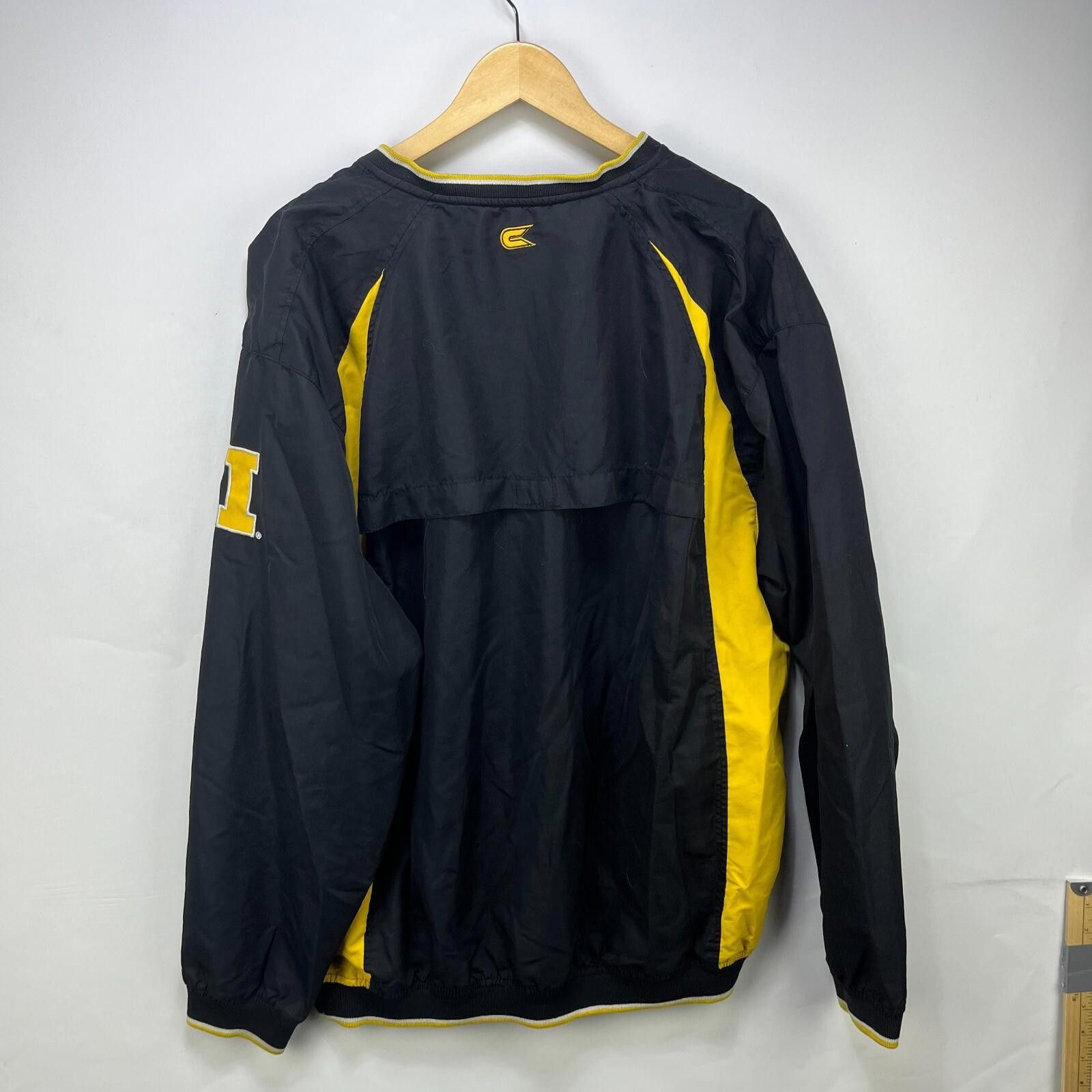 Vintage Iowa Hawkeyes Pullover Windbreaker Jacket 2XL