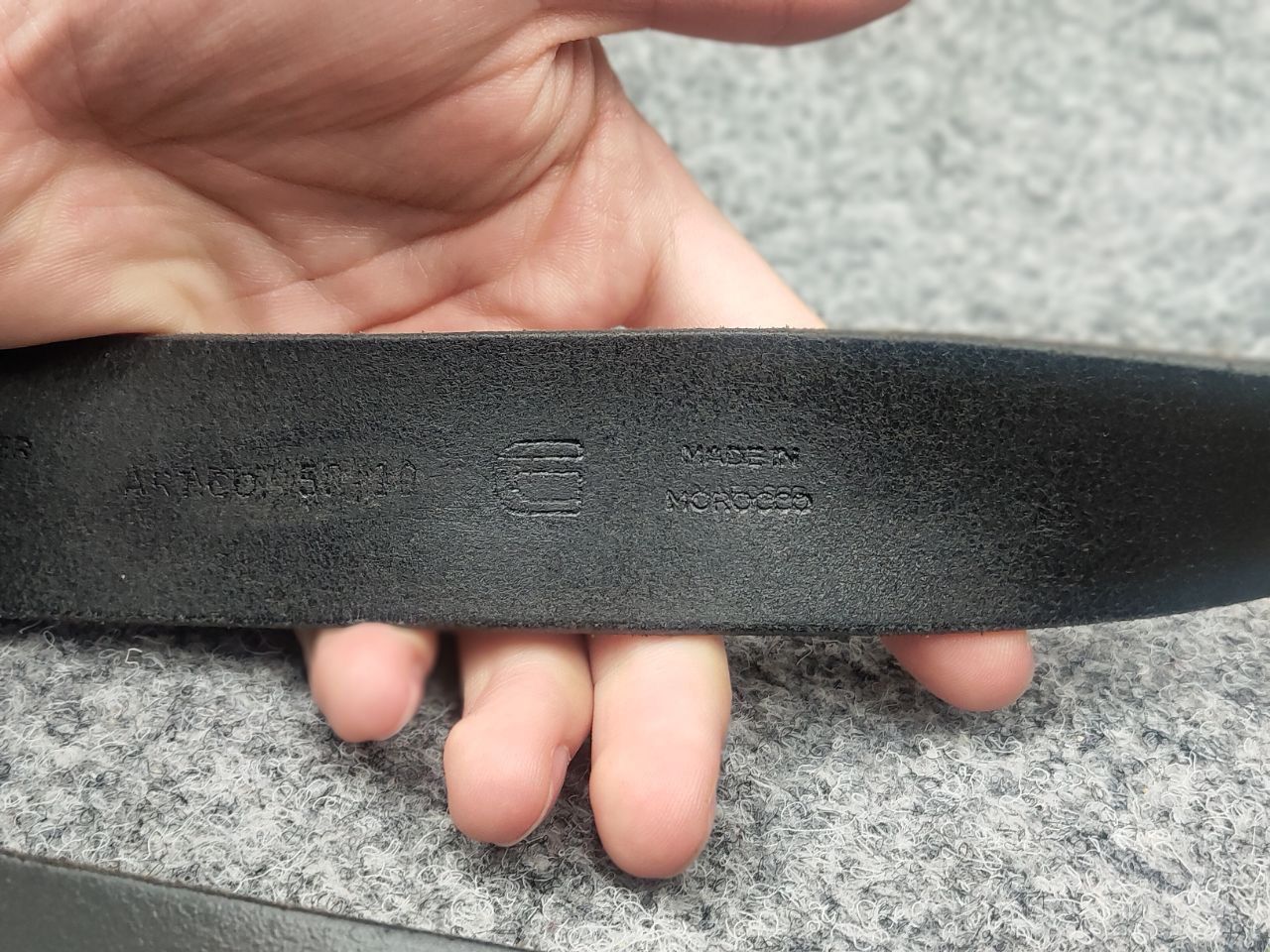 G-Star G Star raw Gray Leather Mini Logo Vintage Style Belt Y2K Size ONE SIZE - 14 Thumbnail