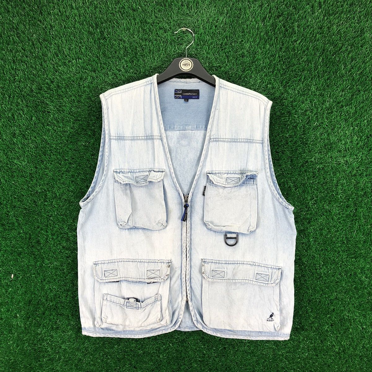 Kangol Vintage Kangol Sport Vest Distressed Multi Pocket Size US L / EU 52-54 / 3 - 1 Thumbnail
