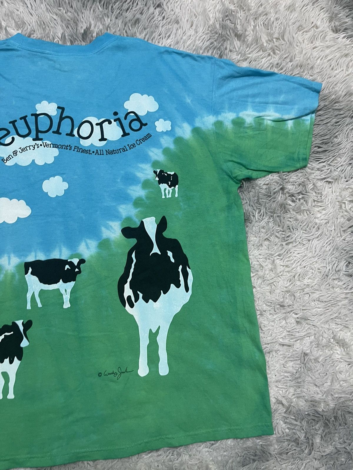 Vintage VINTAGE BEN & JERRY’S EUPHORIA T SHIRT TIE DYE XL Size US XL / EU 56 / 4 - 14 Thumbnail