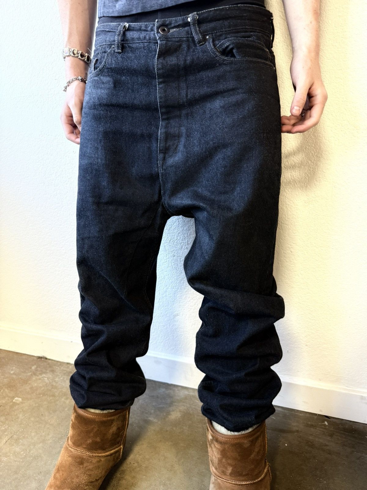 Rick Owens Rick Owens Collapse Cut Jeans Size US 34 / EU 50 - 2 Thumbnail