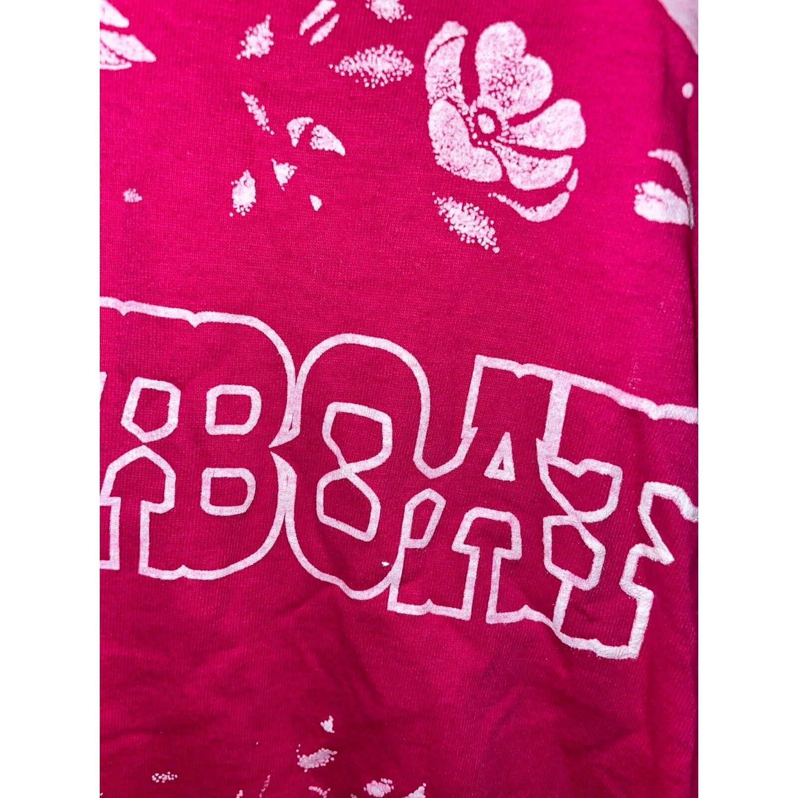 Jerzees Vintage Showboat Shirt Show Boat Pink Tee 90s VTG L Large Size US L / EU 52-54 / 3 - 5 Thumbnail