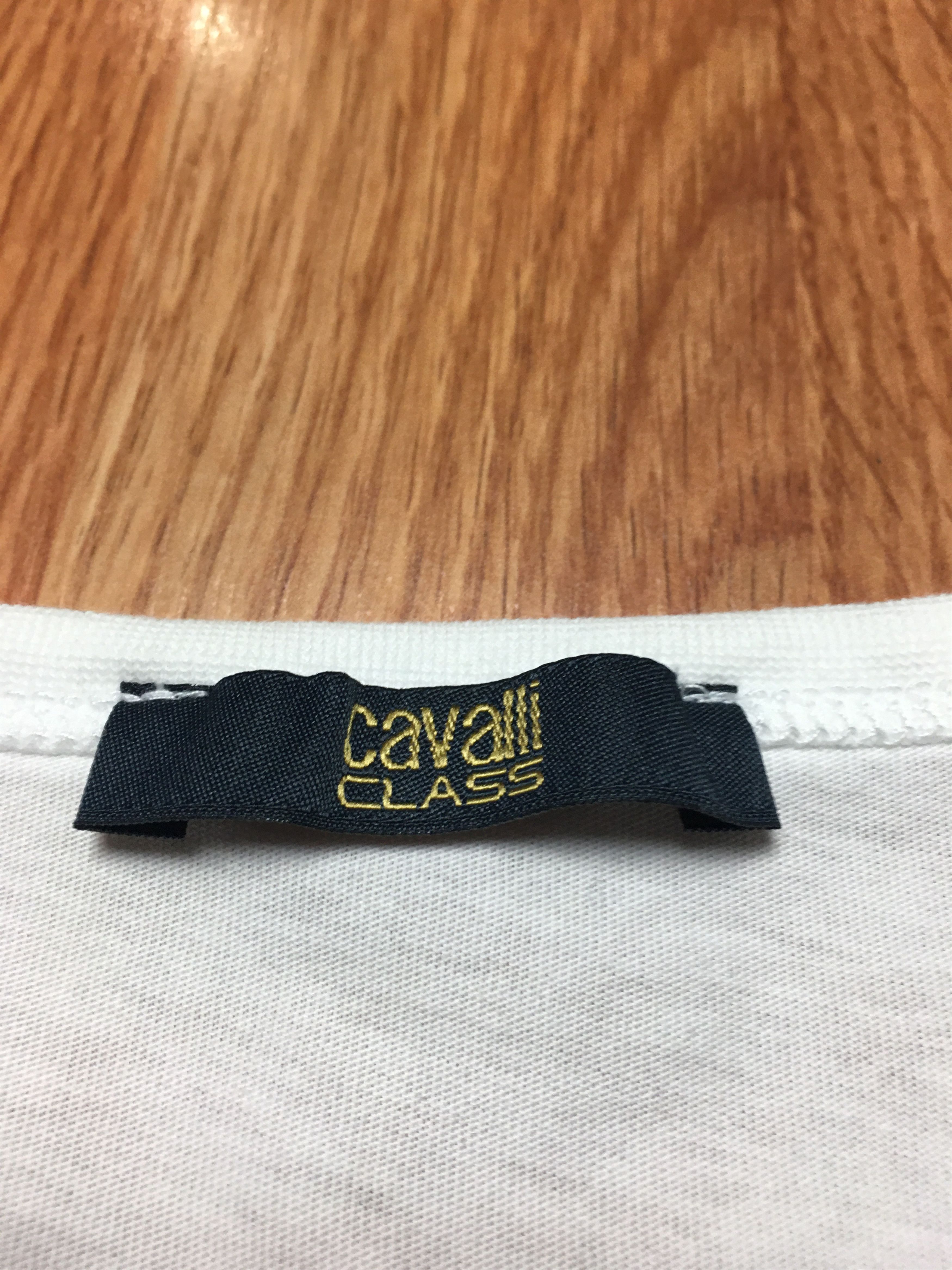 Cavalli Class Cavalli Class Logo Print Cotton T-Shirt Size M Size M / US 6-8 / IT 42-44 - 9 Thumbnail