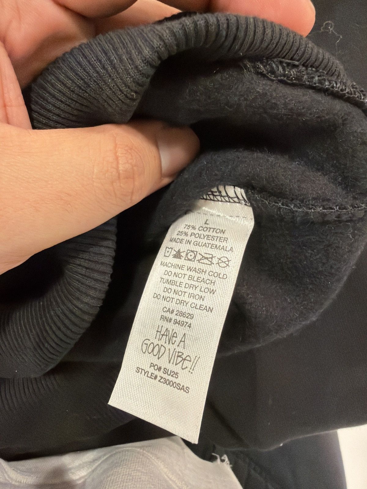 Dover Street Market × Stussy Stussy DSM Ginza Exclusive Black Crewneck Size US L / EU 52-54 / 3 - 4 Thumbnail