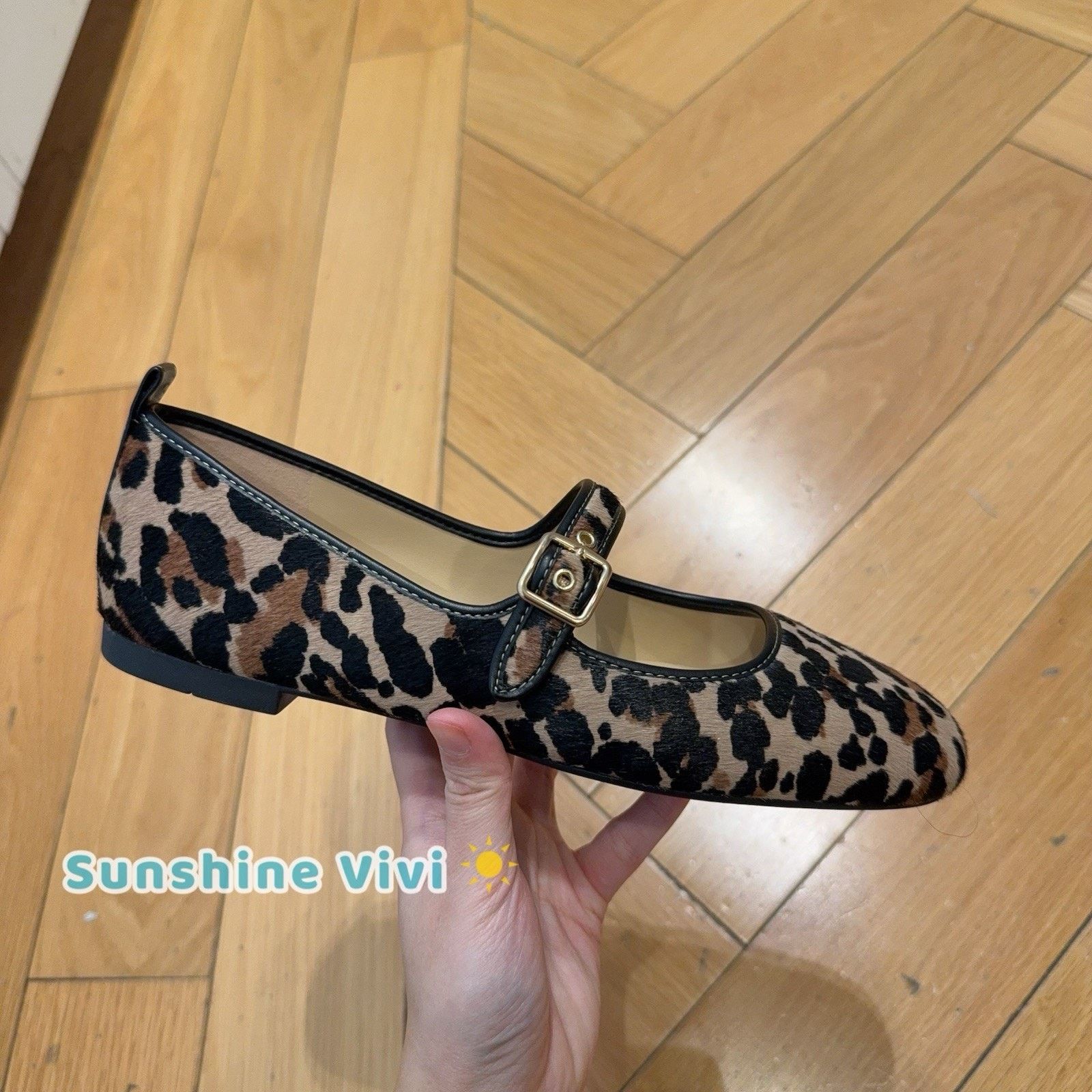 Coach NEW Coach Woman C Rivet Mary Jane Leopard CCG49 Tan Black Size US 8 / IT 38 - 1 Thumbnail