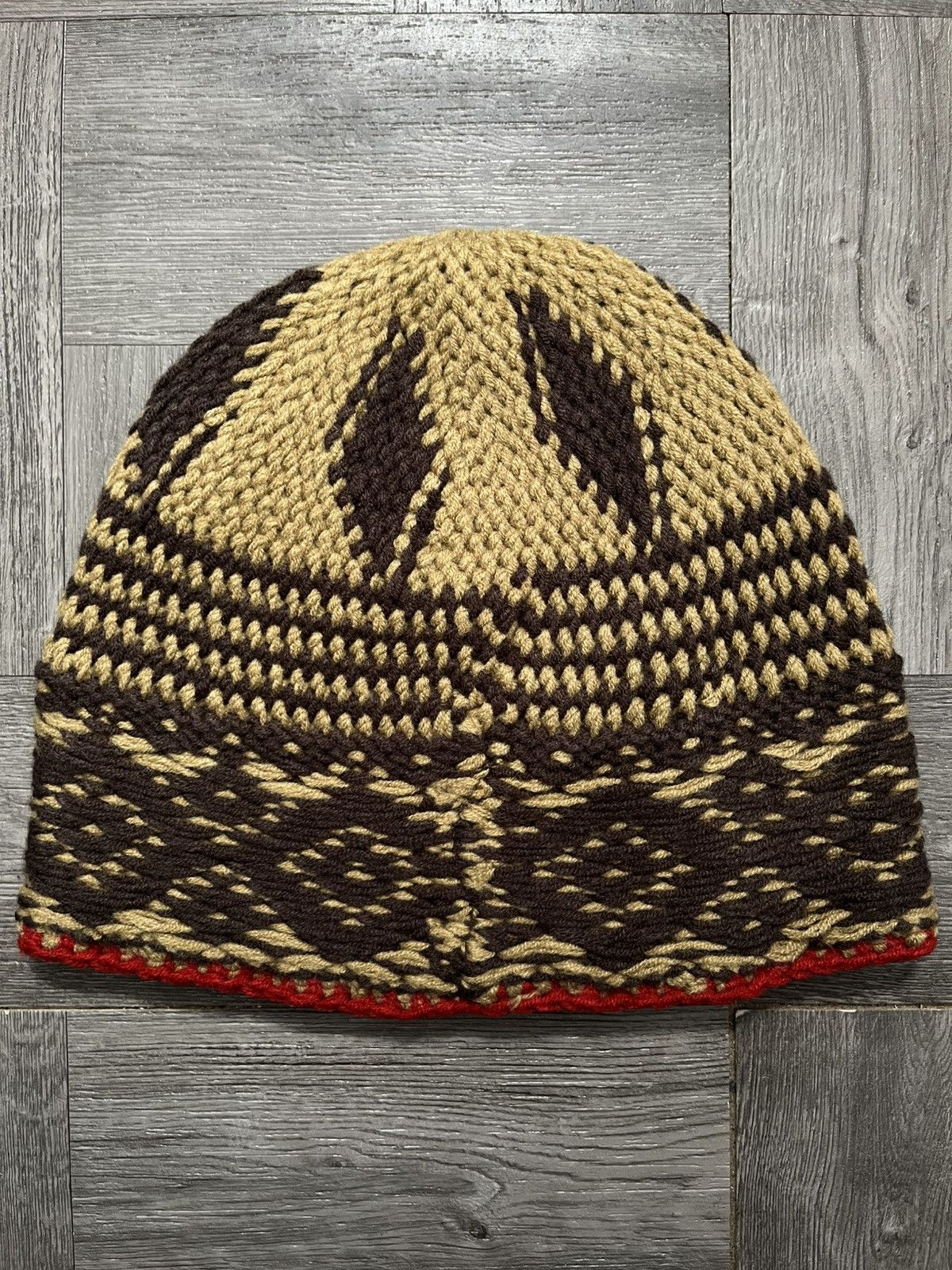 Supreme Diamond Beanie Khaki