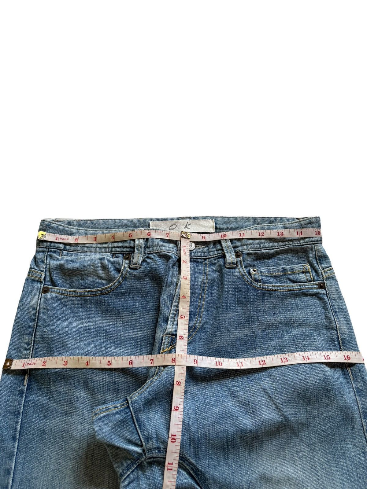 Japanese Brand Vintage Japanese Brand Faded Wash Loose Jeans Size US 30 / EU 46 - 12 Thumbnail