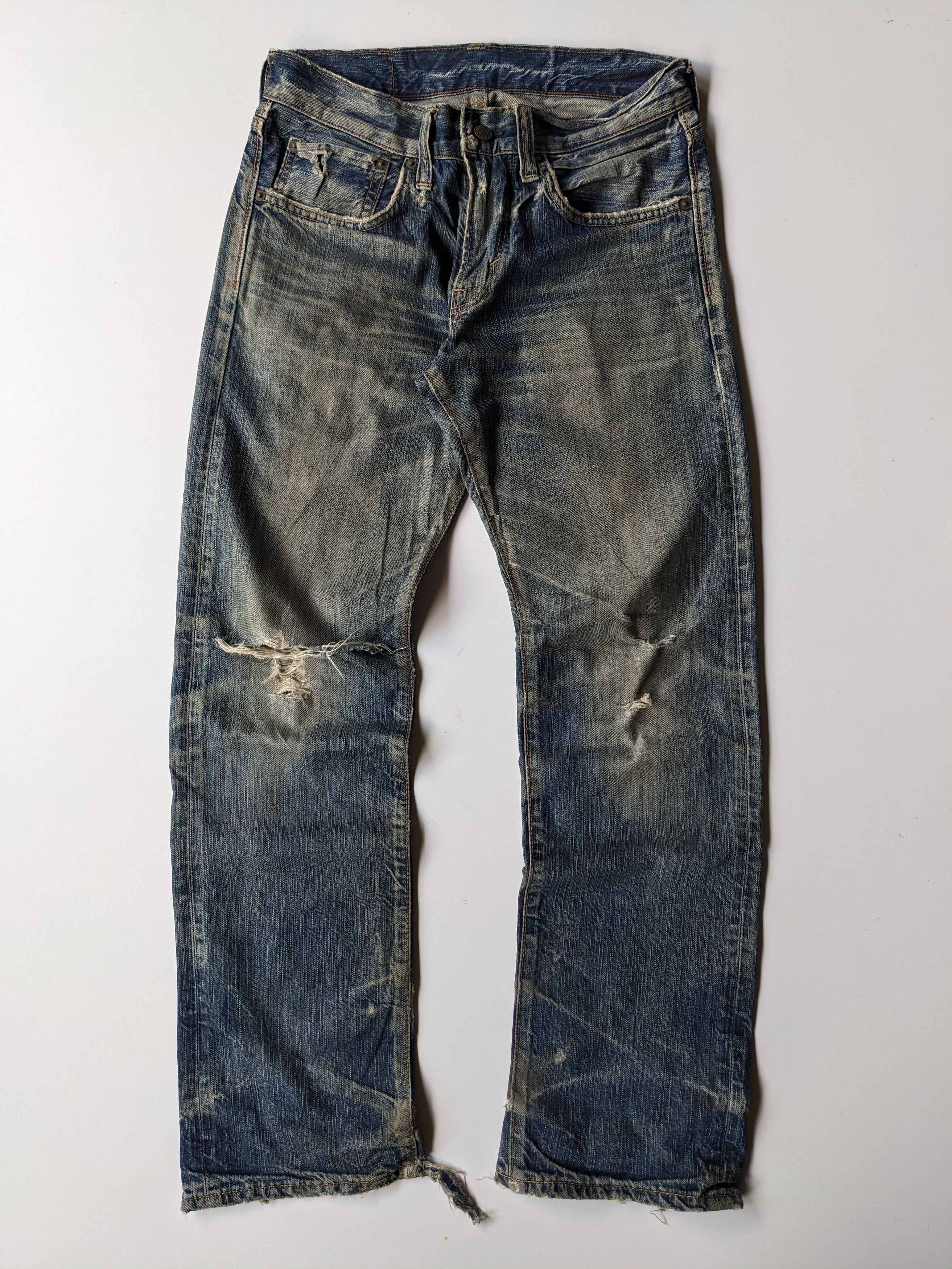 Edwin × If Six Was Nine Edwin 503 distressed selvedge jeans Size US 30 / EU 46 - 1 Thumbnail