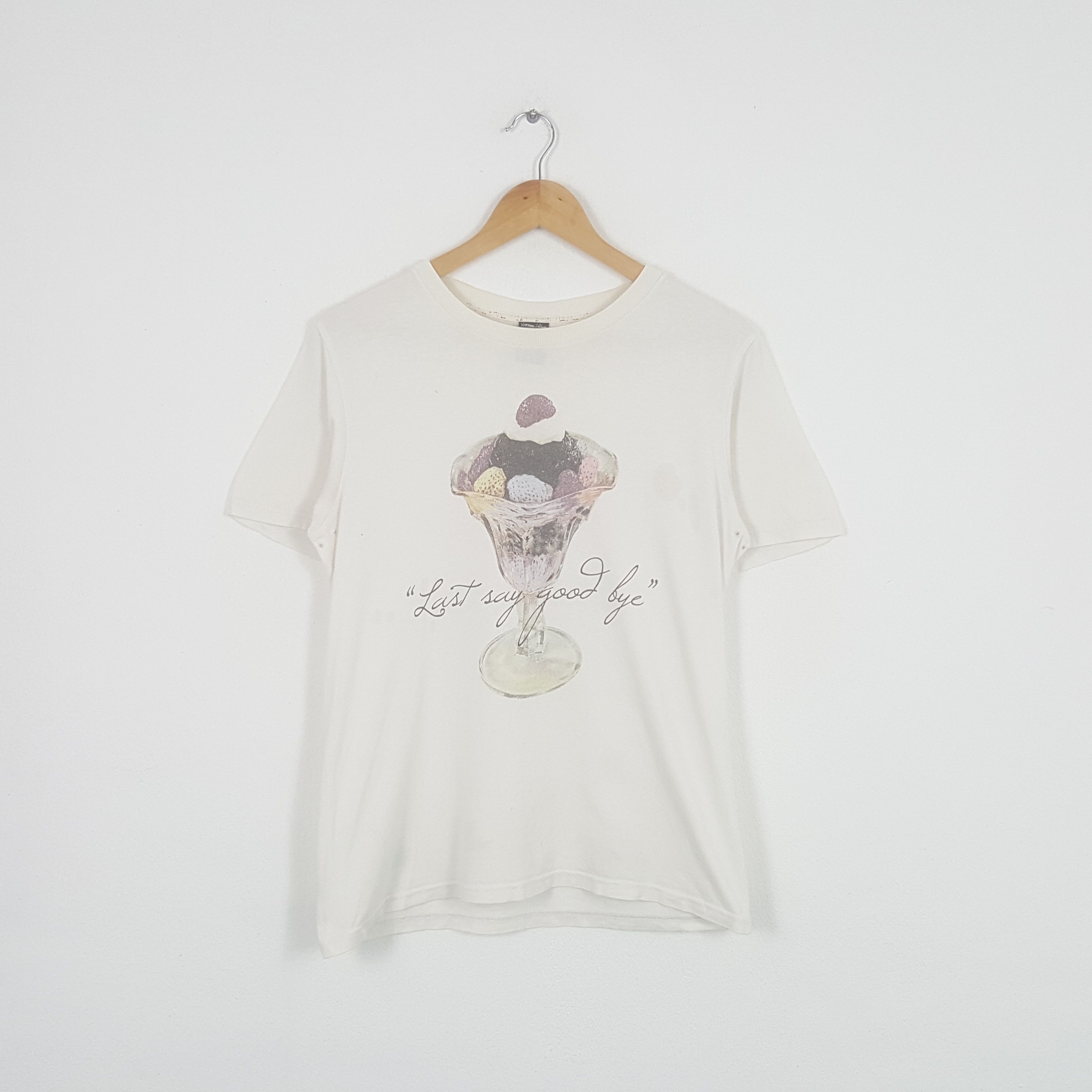 Number (N)ine × Takahiromiyashita The Soloist. × Vintage Vintage Number (N)ine Japanese Brand Ice Cream Art Tshirt Size US M / EU 48-50 / 2 - 1 Thumbnail