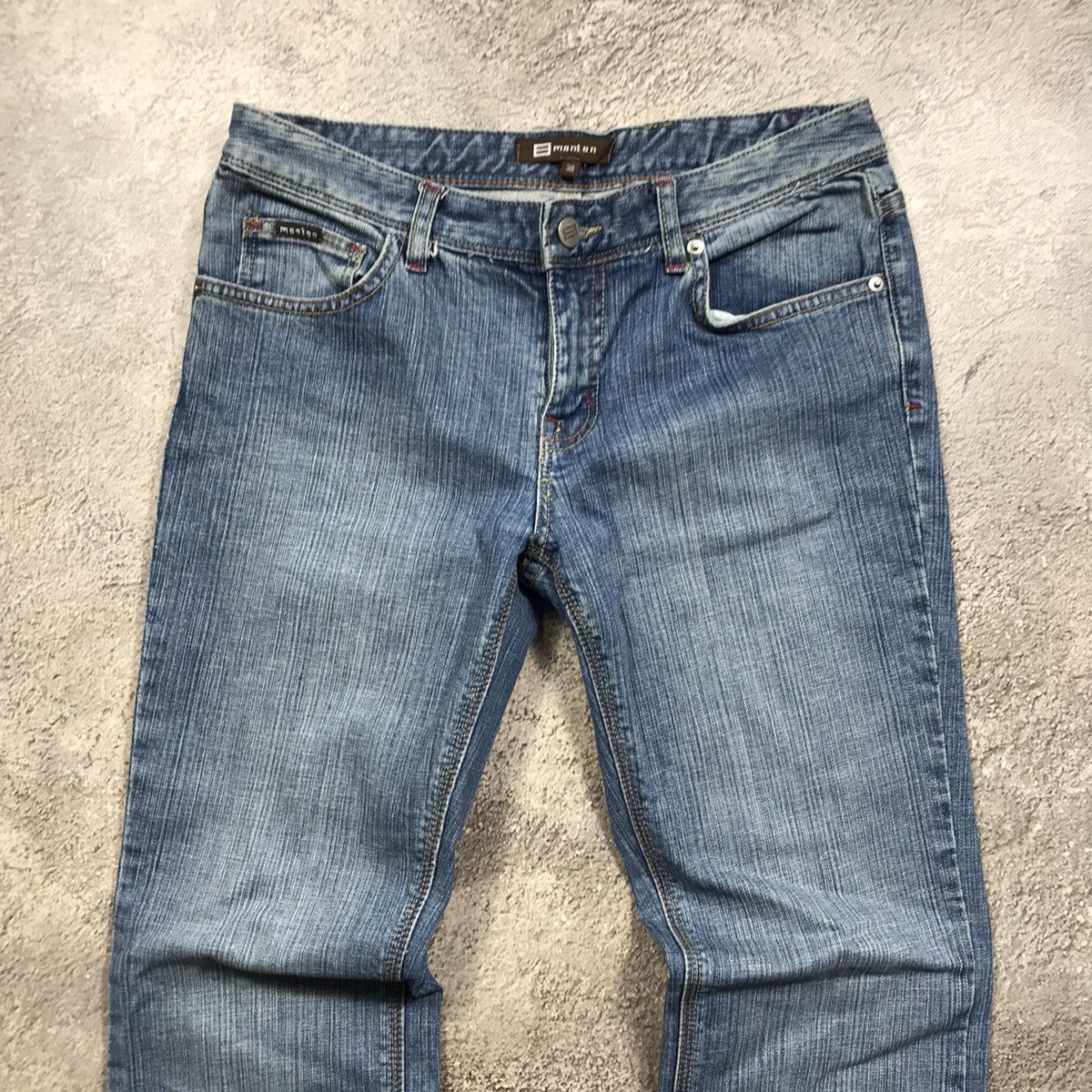 Vintage Vintage 90s Faded Distressed Baggy Jeans Grunge Skate 29 Size 29" - 3 Thumbnail