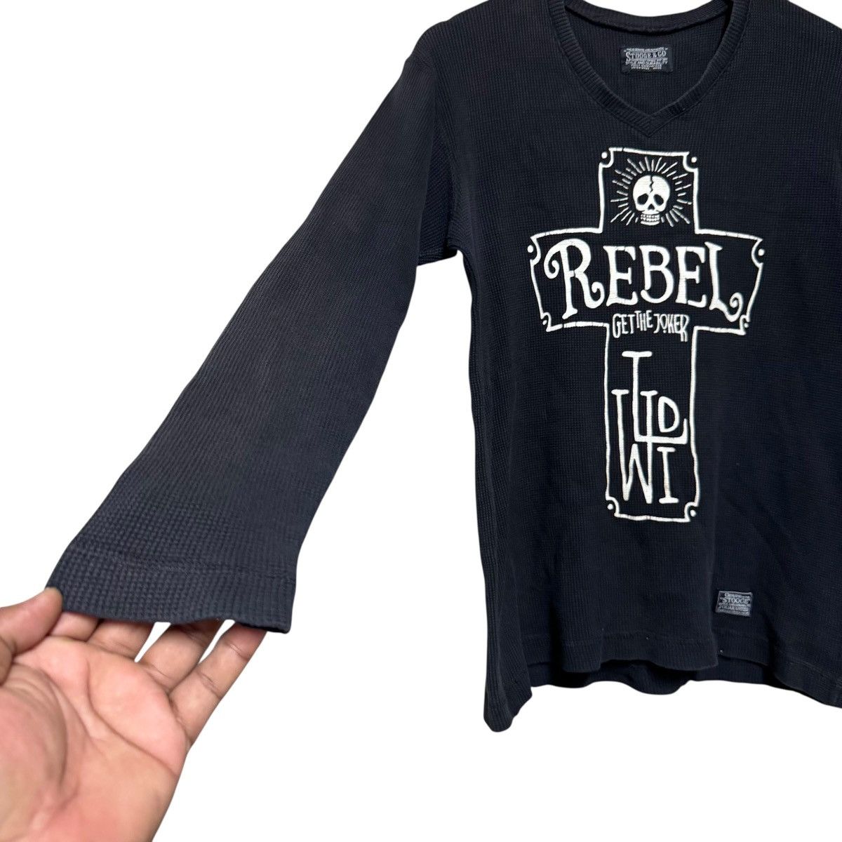 Seditionaries Rebel Joker Wild Rooster Waffle Longsleeve STOOGE&CO Size US M / EU 48-50 / 2 - 5 Thumbnail