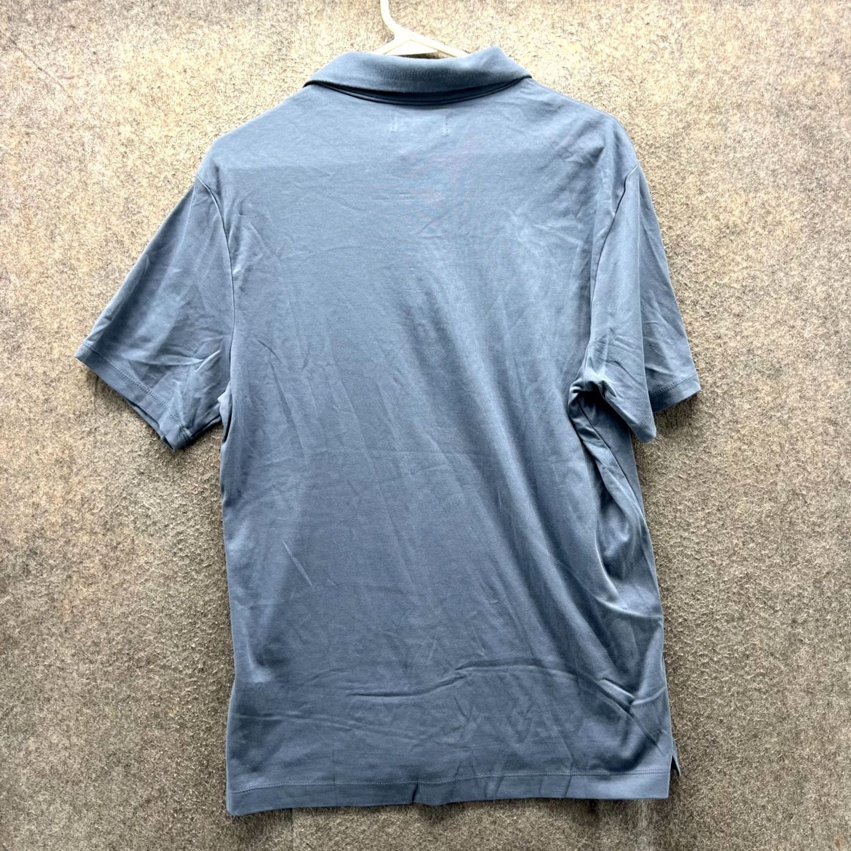 Banana Republic Banana Republic Polo Shirt Mens M Blue Preppy Stretch Cotton Classic Solid Short Sleeve Button-Front Shirt Mens and Boys? Size US M / EU 48-50 / 2 - 2 Thumbnail