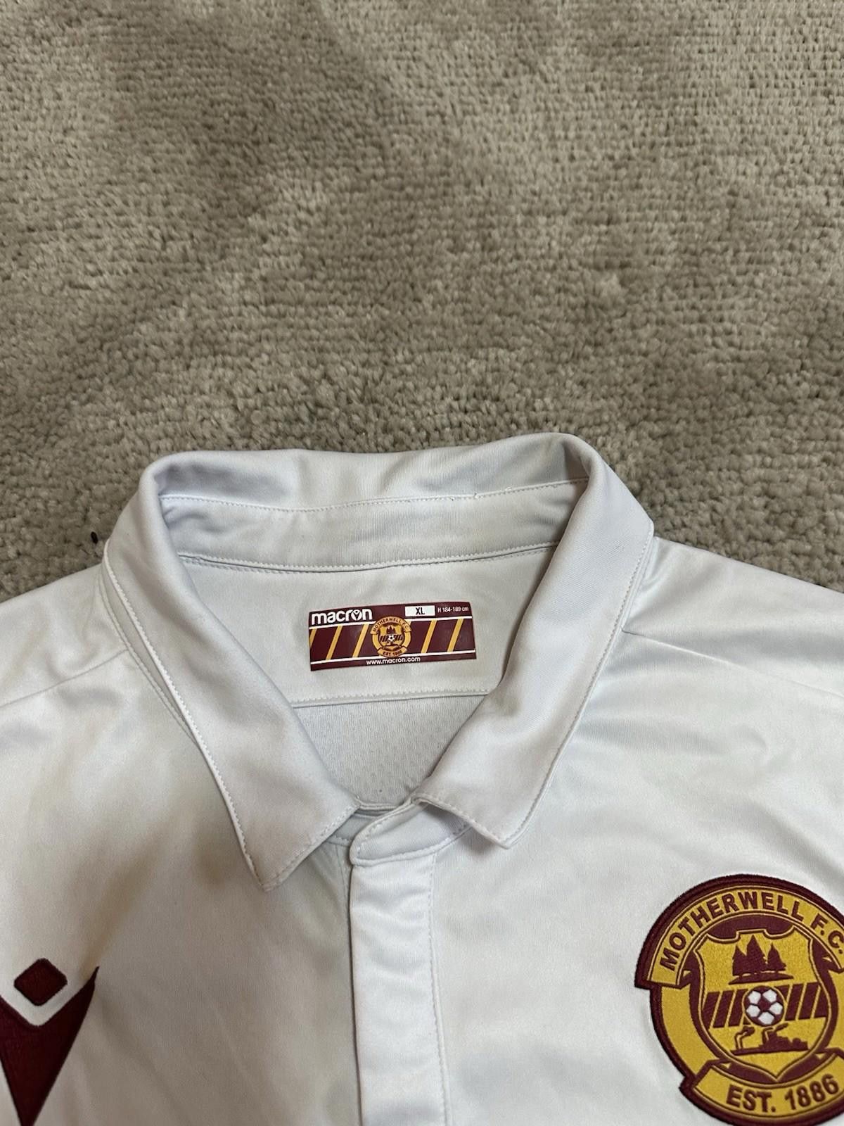 Macron MOTHERWELL 2019/20 HOME FOOTBALL SHIRT SOCCER JERSEY MACRON Size US XL / EU 56 / 4 - 5 Thumbnail