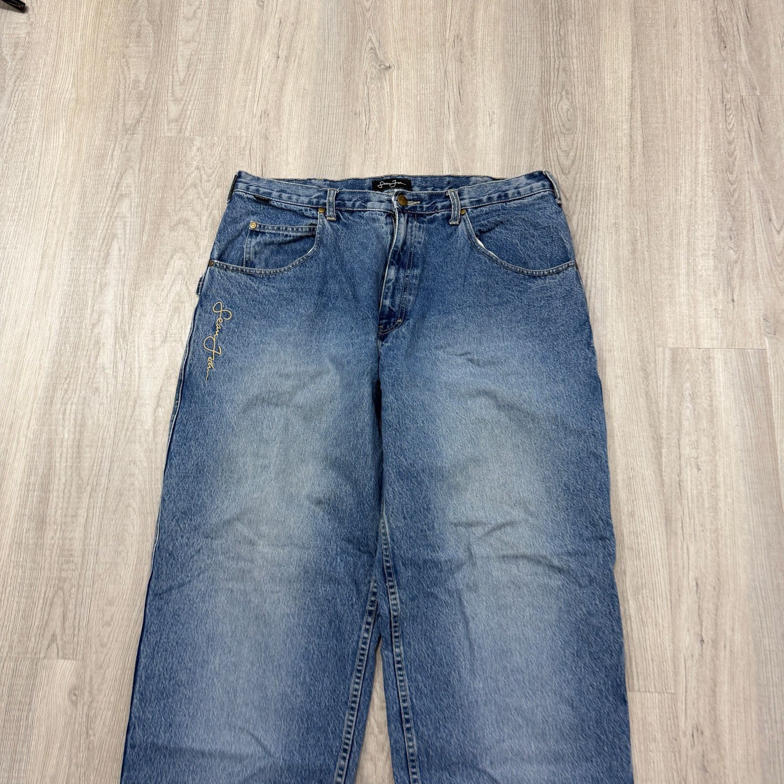 Sean John Vintage Sean John Jeans 38 (Fits 38x32) 10" Leg Opening Size US 38 / EU 54 - 2 Thumbnail