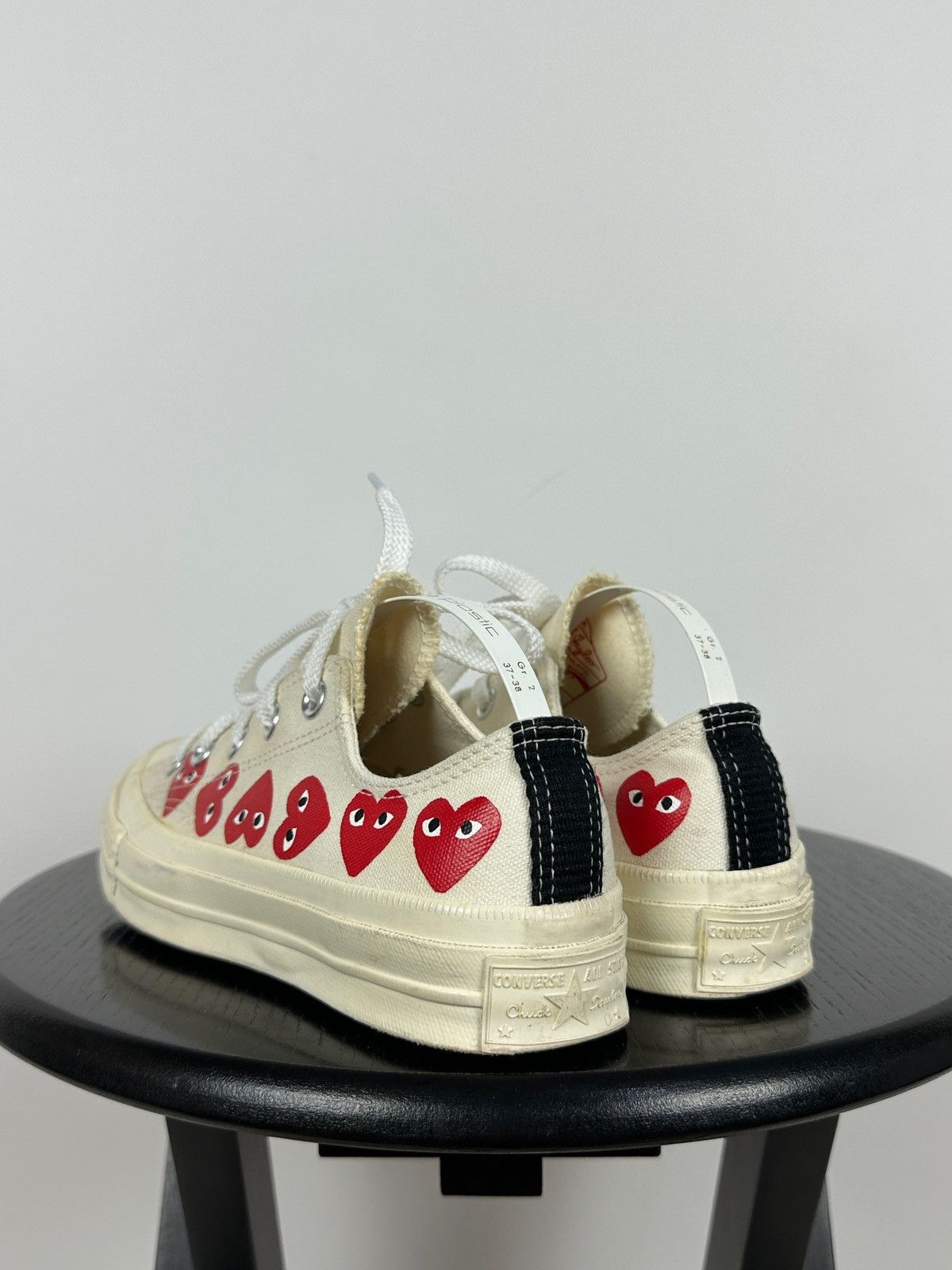 Comme des Garcons Comme Des Garçons x Chuck Taylor Converse All Star Low Top Size US 5 / IT 35 - 6 Thumbnail