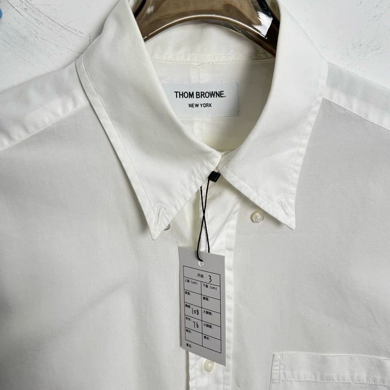 Thom Browne Thom Browne White double-sleeved shirt 2503-Nextarrow Size US L / EU 52-54 / 3 - 2 Thumbnail