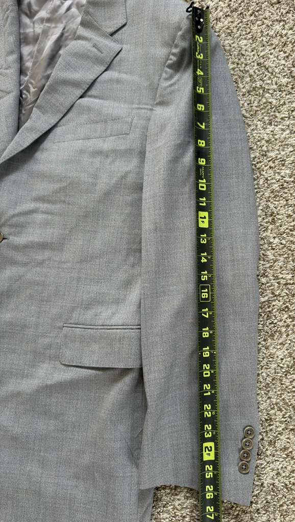 Canali Canali Italian Wool Suit Jacket Blazer - 54 Drop 7 / 44R Size 44R - 8 Thumbnail