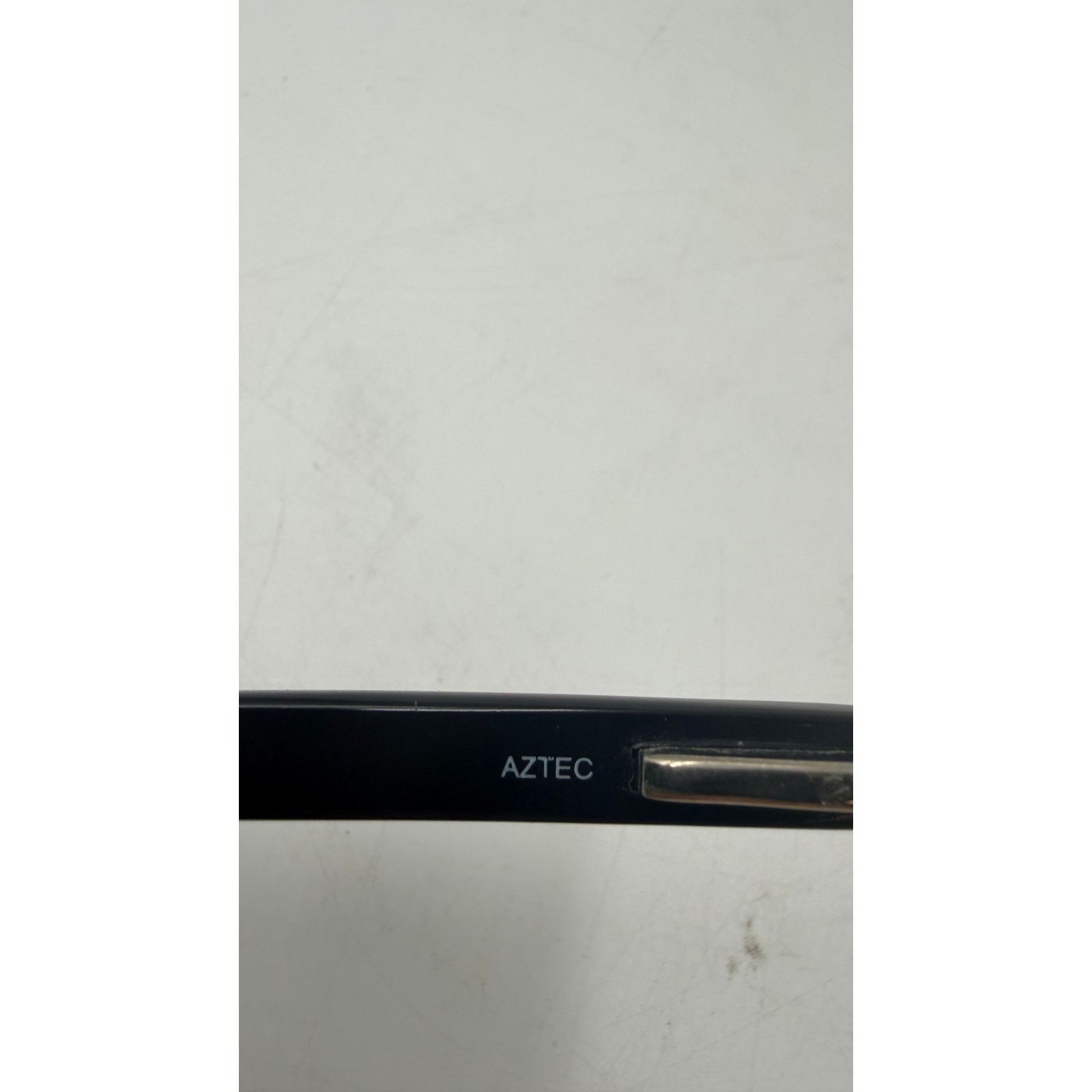 Other Aztec AZ505 Gunmetal Black Aviator Eyeglasses FRAME ONLY Size ONE SIZE - 5 Thumbnail
