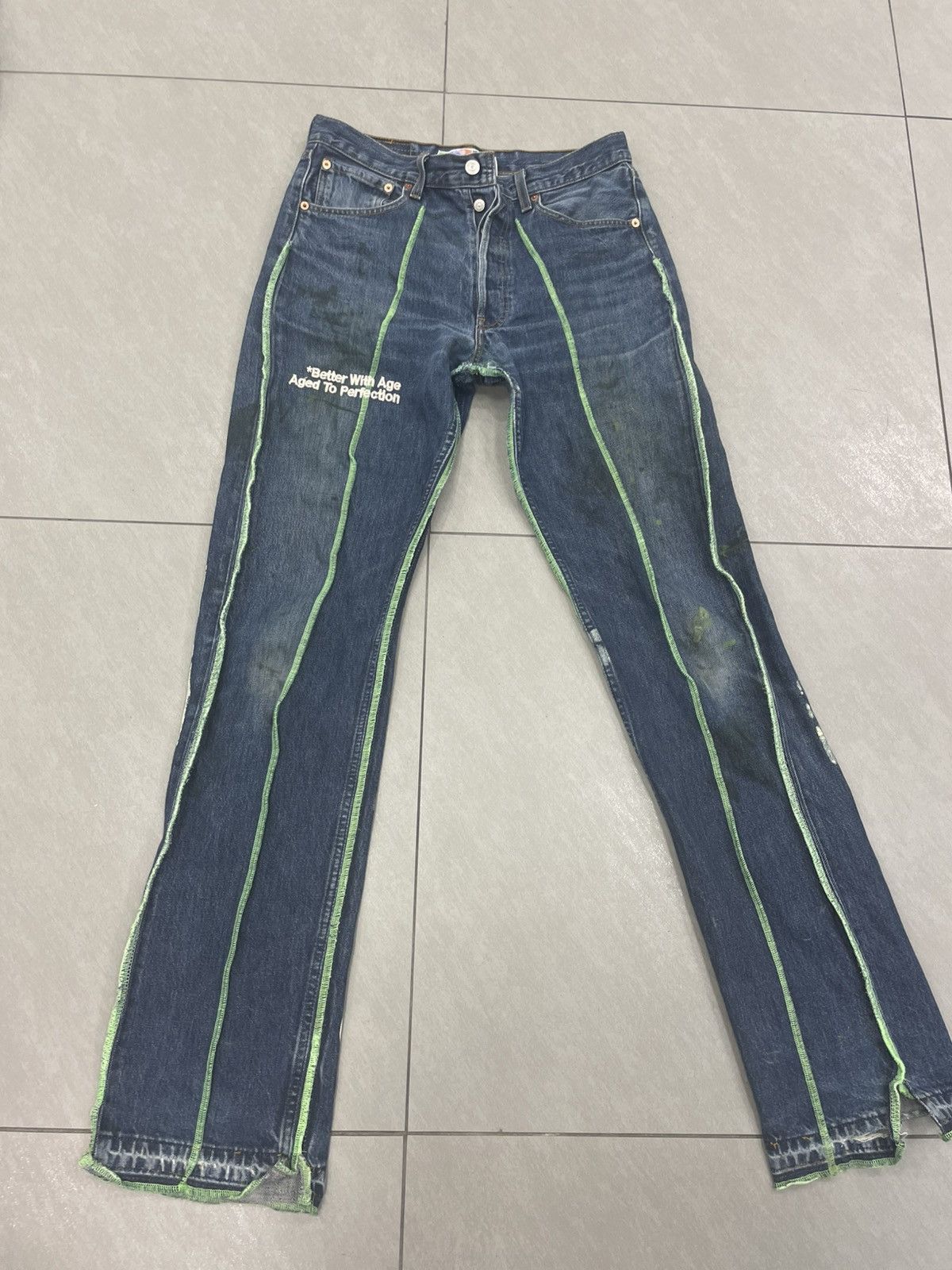 Better With Age Better With Age Derby Plated Jean Size US 32 / EU 48 - 2 Thumbnail
