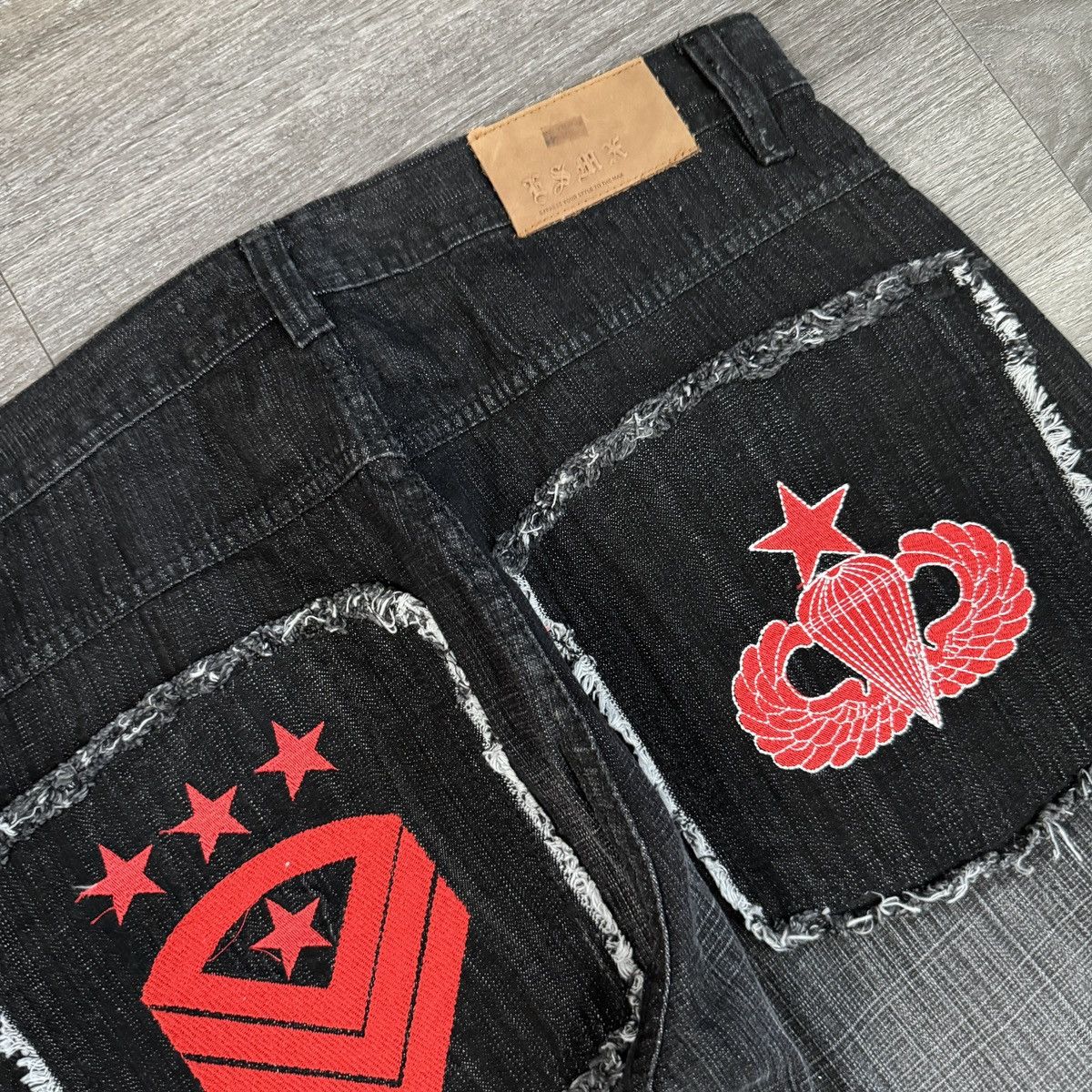 JNCO × Southpole × Vintage Crazy Vintage y2k ESMX faded black Southpole style army jean Size US 36 / EU 52 - 4 Thumbnail