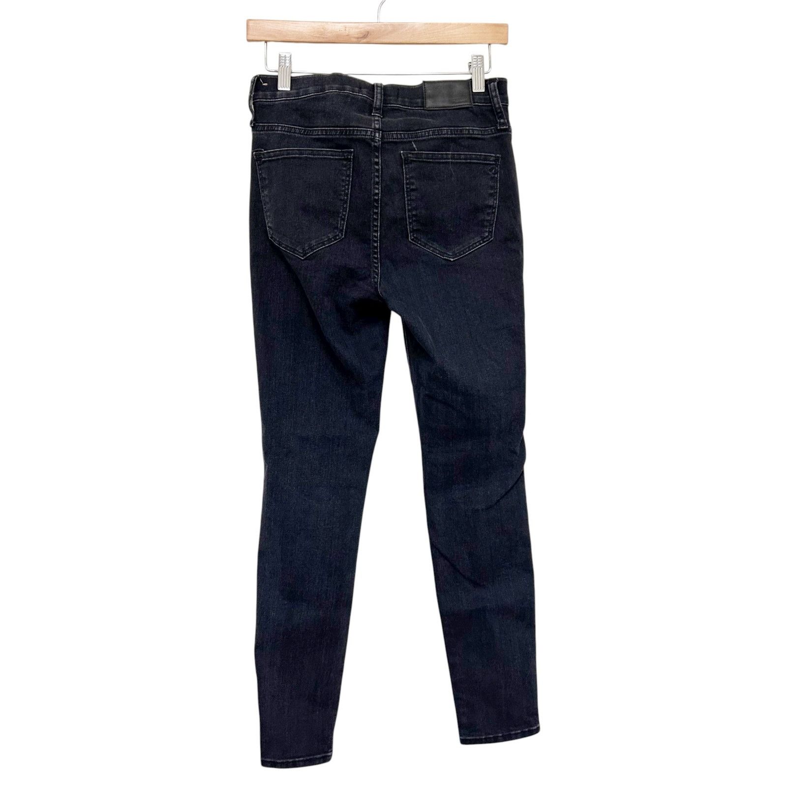 Madewell Madewell Black 10” High Rise Skinny Jeans Sz 27 Size 27" / US 4 / IT 40 - 6 Thumbnail