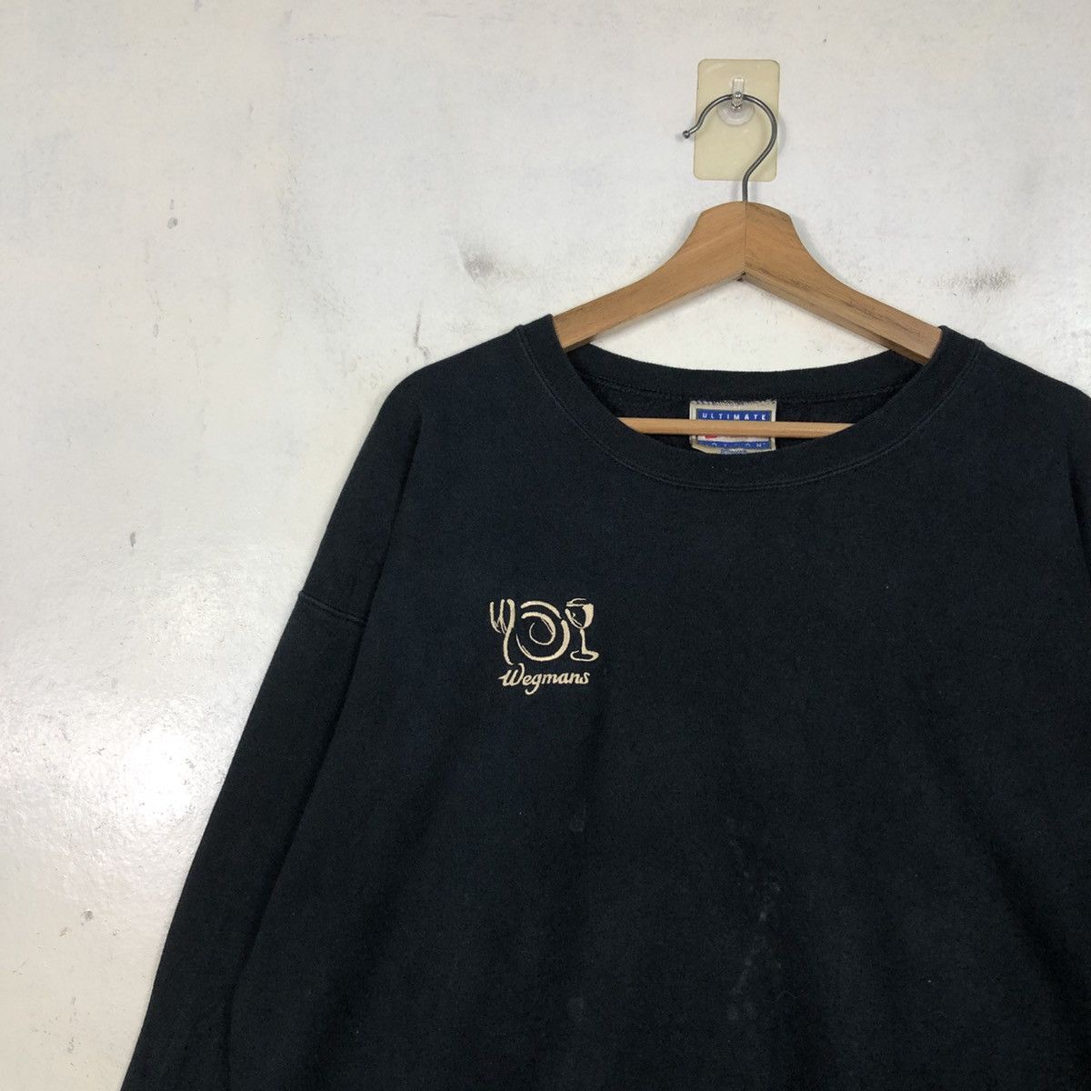 Vintage 📌Vintage Sweatshirt Haned Wegmans Big Logo Size US M / EU 48-50 / 2 - 9 Thumbnail