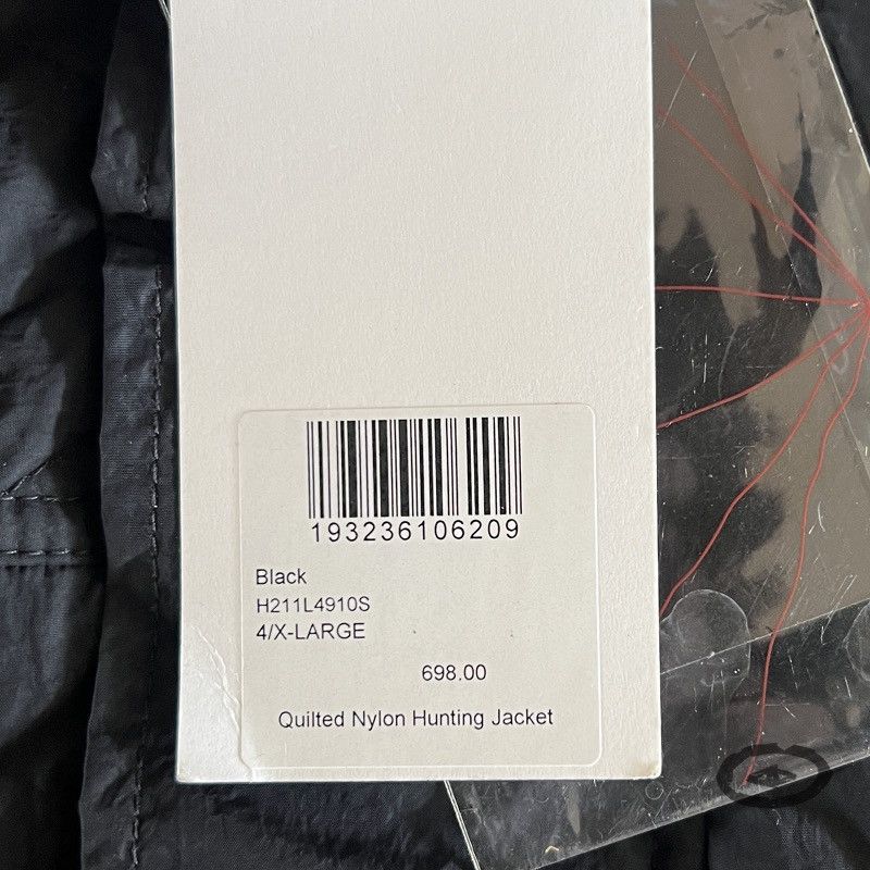 John Elliott John Elliott Quilted Nylon Hunting Jacket 'Black' FW20 Size US XL / EU 56 / 4 - 7 Thumbnail