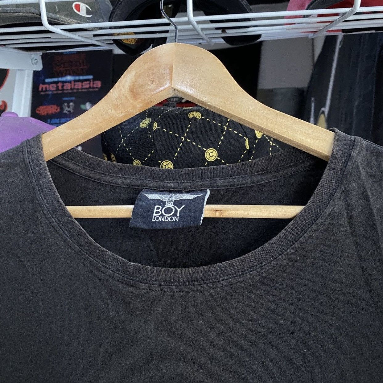Boy London Boy London Snakeskin Spellout Eagle Logo T-Shirt Black Size US L / EU 52-54 / 3 - 10 Thumbnail