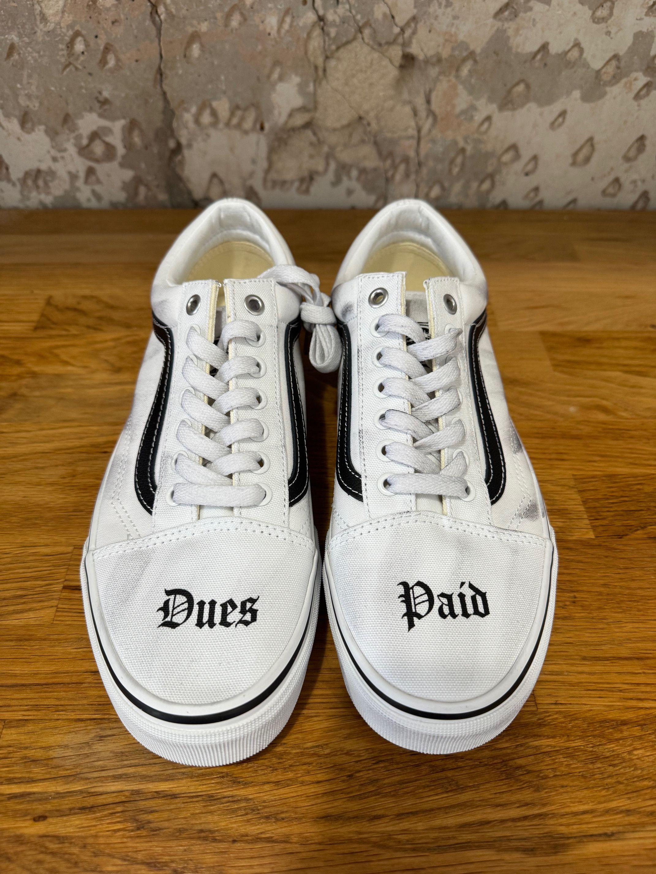Vans VERY RARE VANS OLD SKOOL TRAVIS BARKER DUES PAID 8.5US 41 Size US 9 / EU 42 - 1 Thumbnail