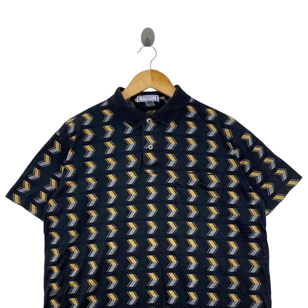 Yves Saint Laurent YvesSaintLaurent YSL Tricots French Fashion Polos T-Shirt Size US M / EU 48-50 / 2 - 2 Thumbnail