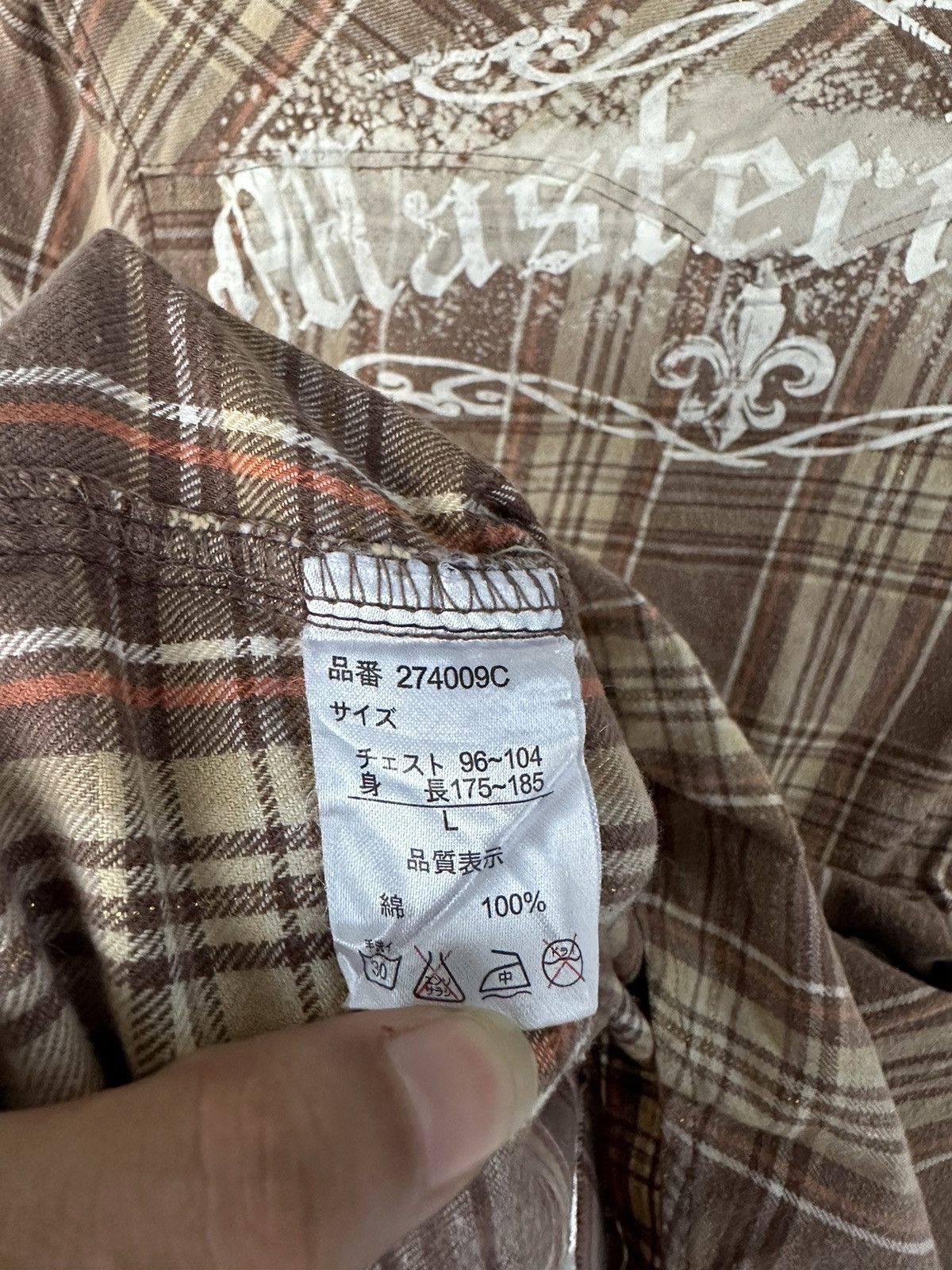 Hysteric Glamour JAPANESE POEM MASTERIALIZE CROSS SHIRT IFSIX PUNK STYLE Size US M / EU 48-50 / 2 - 8 Thumbnail