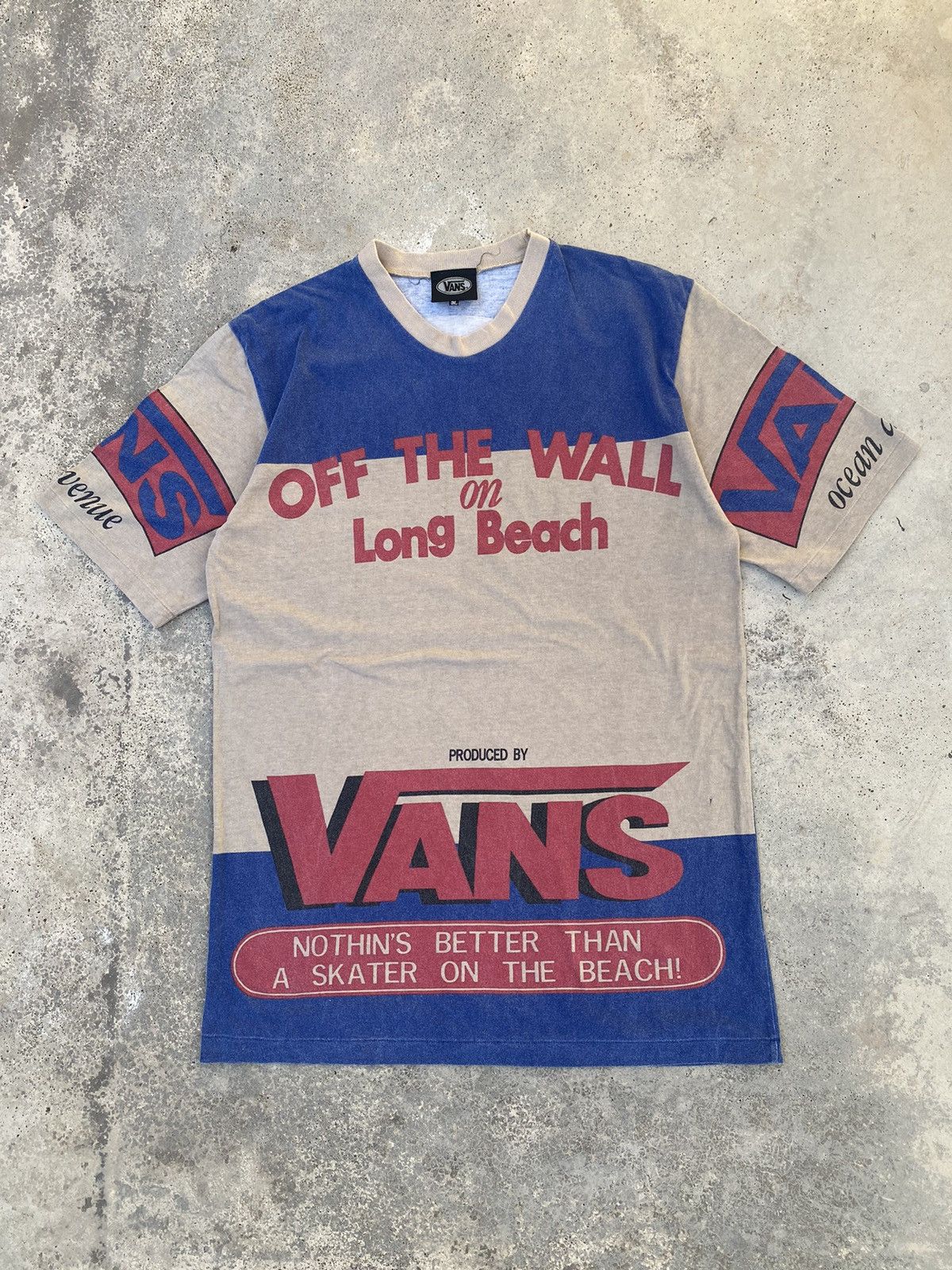 Vans Vintage Over Prints Vans Single Stitch Tees Size US L / EU 52-54 / 3 - 1 Thumbnail