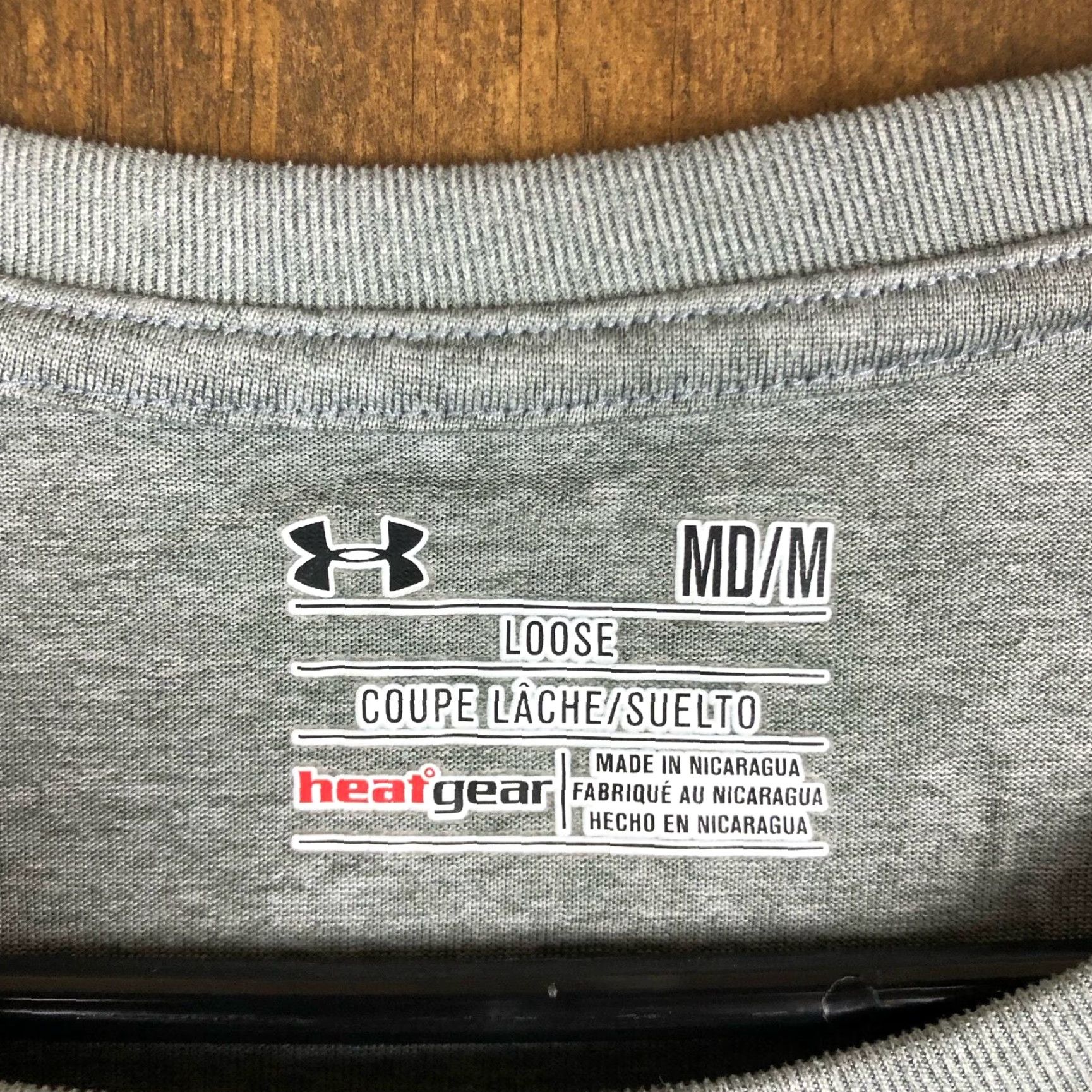 Under Armour Under Armour Womens Shirt Gray Loose Athletic Performance Stretch Medium Shirt Size M / US 6-8 / IT 42-44 - 7 Thumbnail