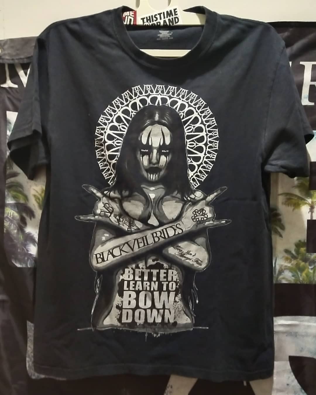 Band Tees × If Six Was Nine × Seditionaries Black Veil Brides Bow Down Official Band Tee Tshirt Merch Size US M / EU 48-50 / 2 - 1 Thumbnail