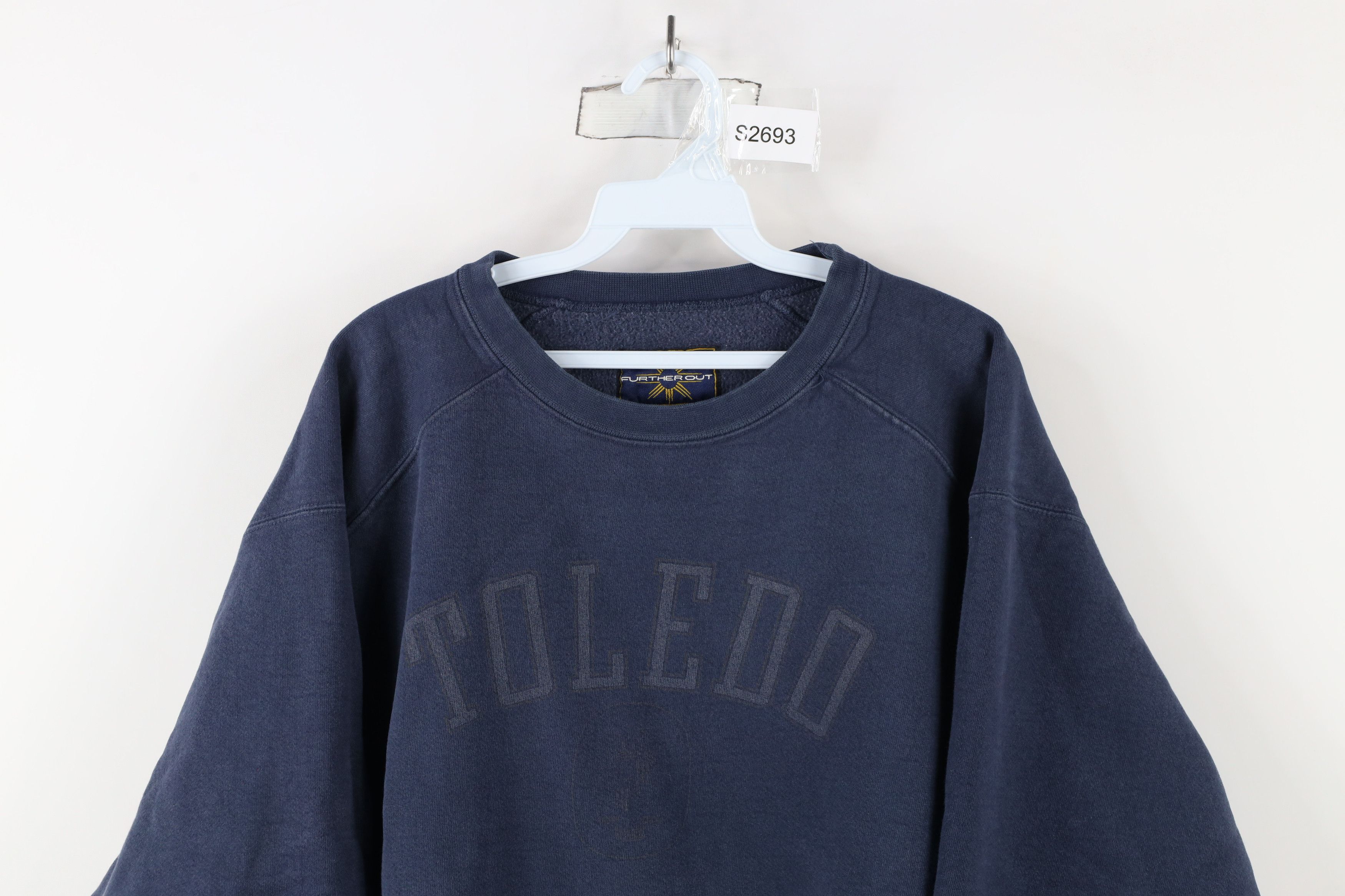 Vintage Vintage 90s University of Toledo Heavyweight Sweatshirt USA Size US XL / EU 56 / 4 - 2 Thumbnail