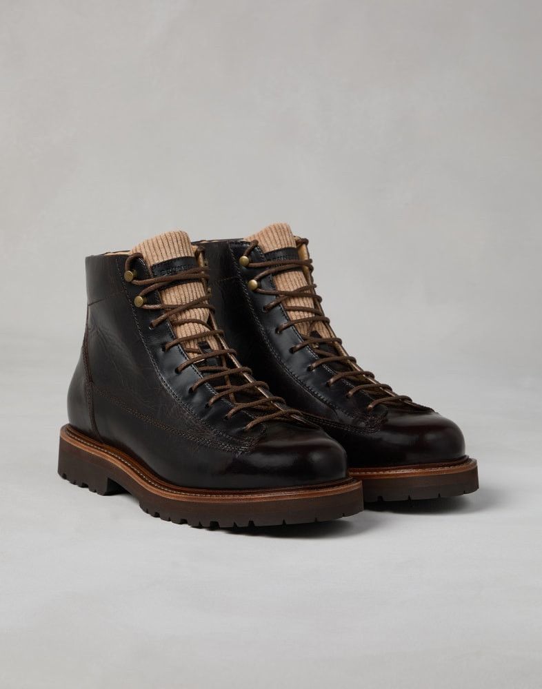 Brunello Cucinelli o1w1db10825 Pair Of Ankle Boots in Brown Size US 12 / EU 45 - 2 Thumbnail
