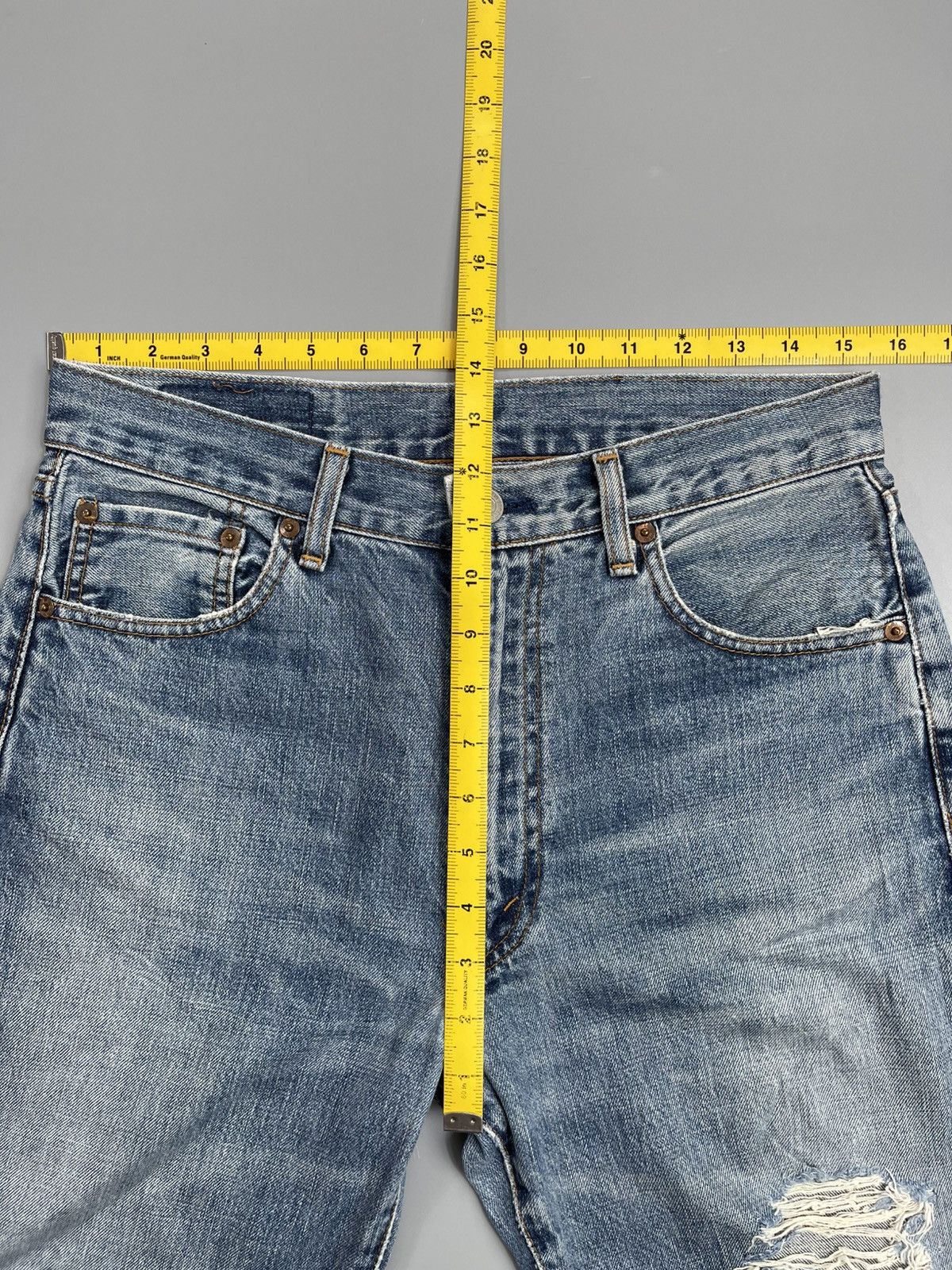 Levi's Vintage Clothing LEVI’S 501 blue denim jeans Size US 31 - 6 Thumbnail