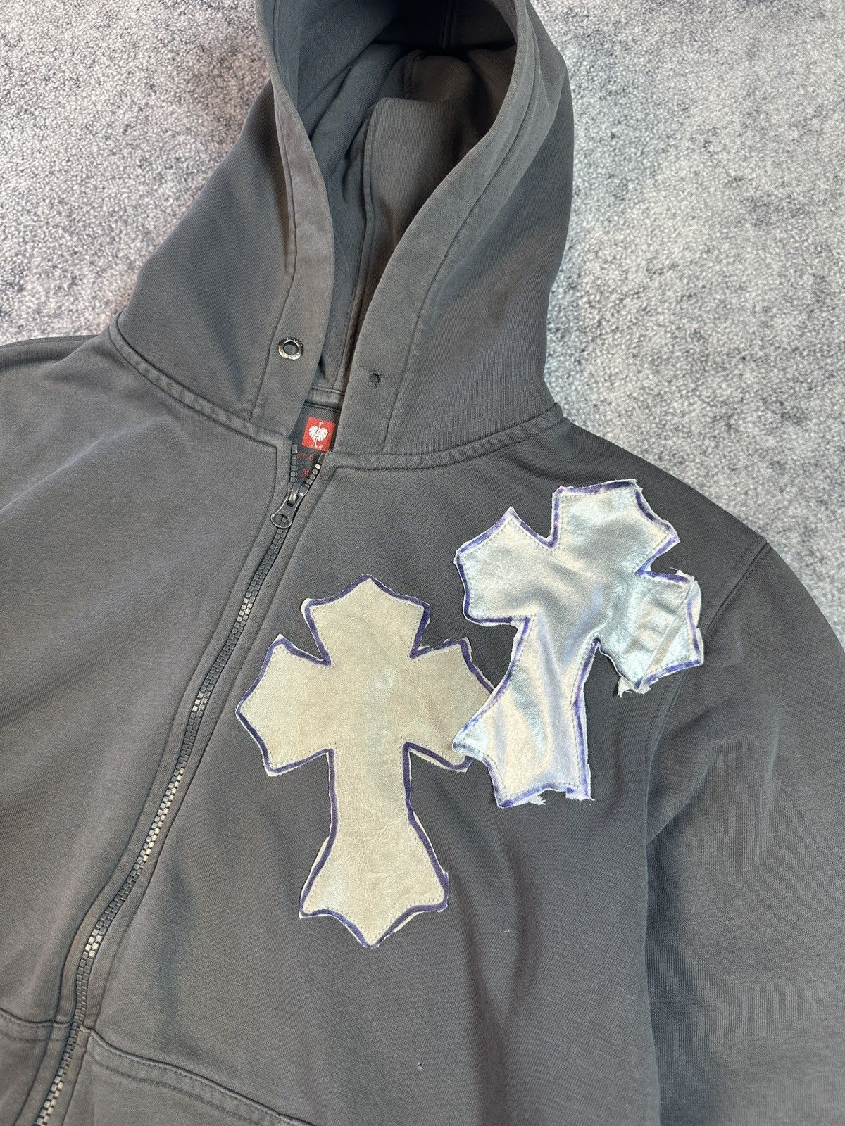 Other Y2K Avant Garde Cross Zip Up Hoodie Streetwear Rare Custom Size US M / EU 48-50 / 2 - 2 Thumbnail