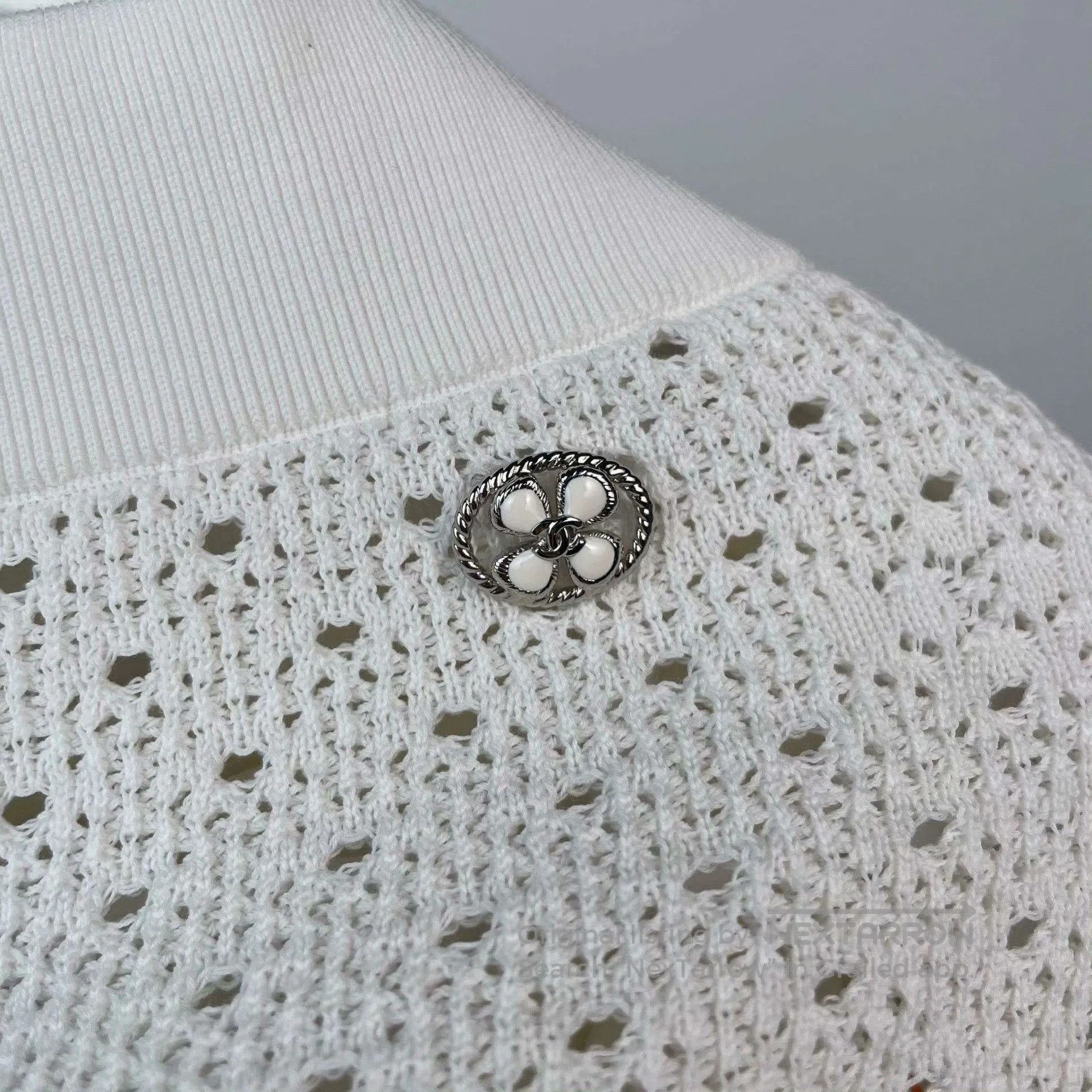 Chanel Chanel 24P White Knit Two. Size 39" - 8 Thumbnail
