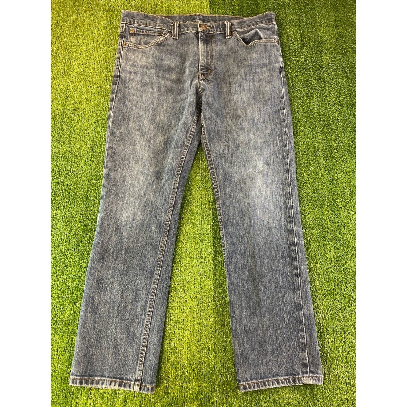 Levi's Levis 511 Straight Fit Jeans Mens 36x30 Blue Medium Wash Size US 36 / EU 52 - 1 Thumbnail