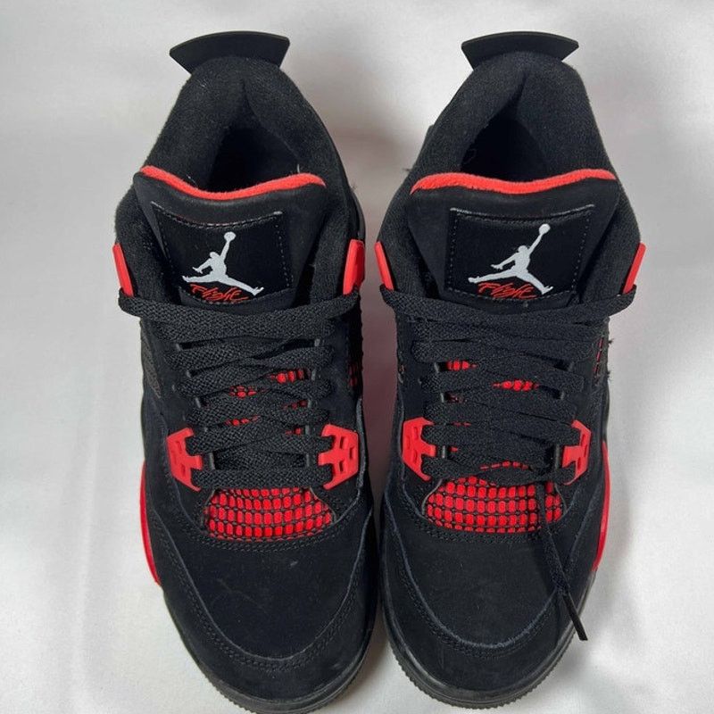 Jordan Brand × Nike Nike Air Jordan 4 Retro GS Red Thunder Men's Shoes - Size 6 Size US 6 / EU 39 - 4 Thumbnail