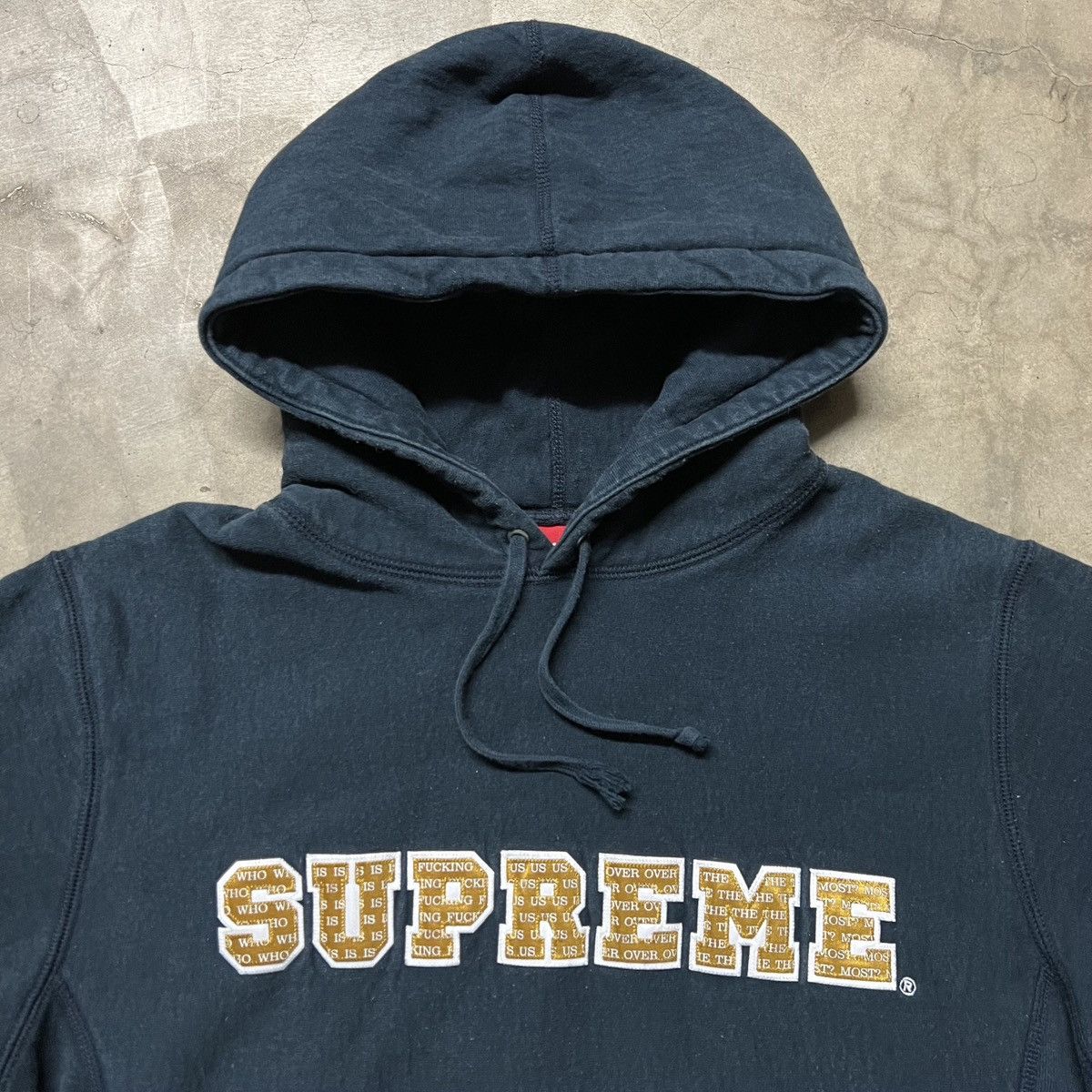 Hypebeast × Supreme Supreme New York Heavyweight Embroidered Hoodie Sweater Size US L / EU 52-54 / 3 - 1 Thumbnail