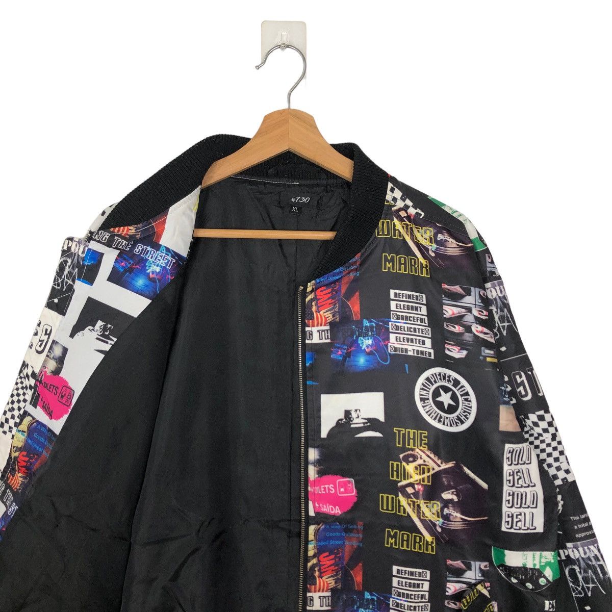 Japanese Brand STREETWEAR DESIGN RARE BOMBER JACKET BIG LOGO Size US XL / EU 56 / 4 - 9 Thumbnail
