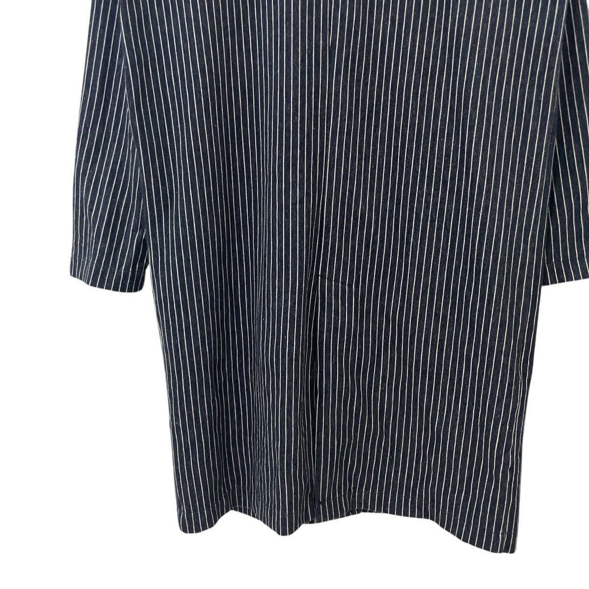 Japanese Brand Vintage Y2k Any Farm Japan Hickory Stripe Jacket Size L / US 10 / IT 46 - 9 Thumbnail