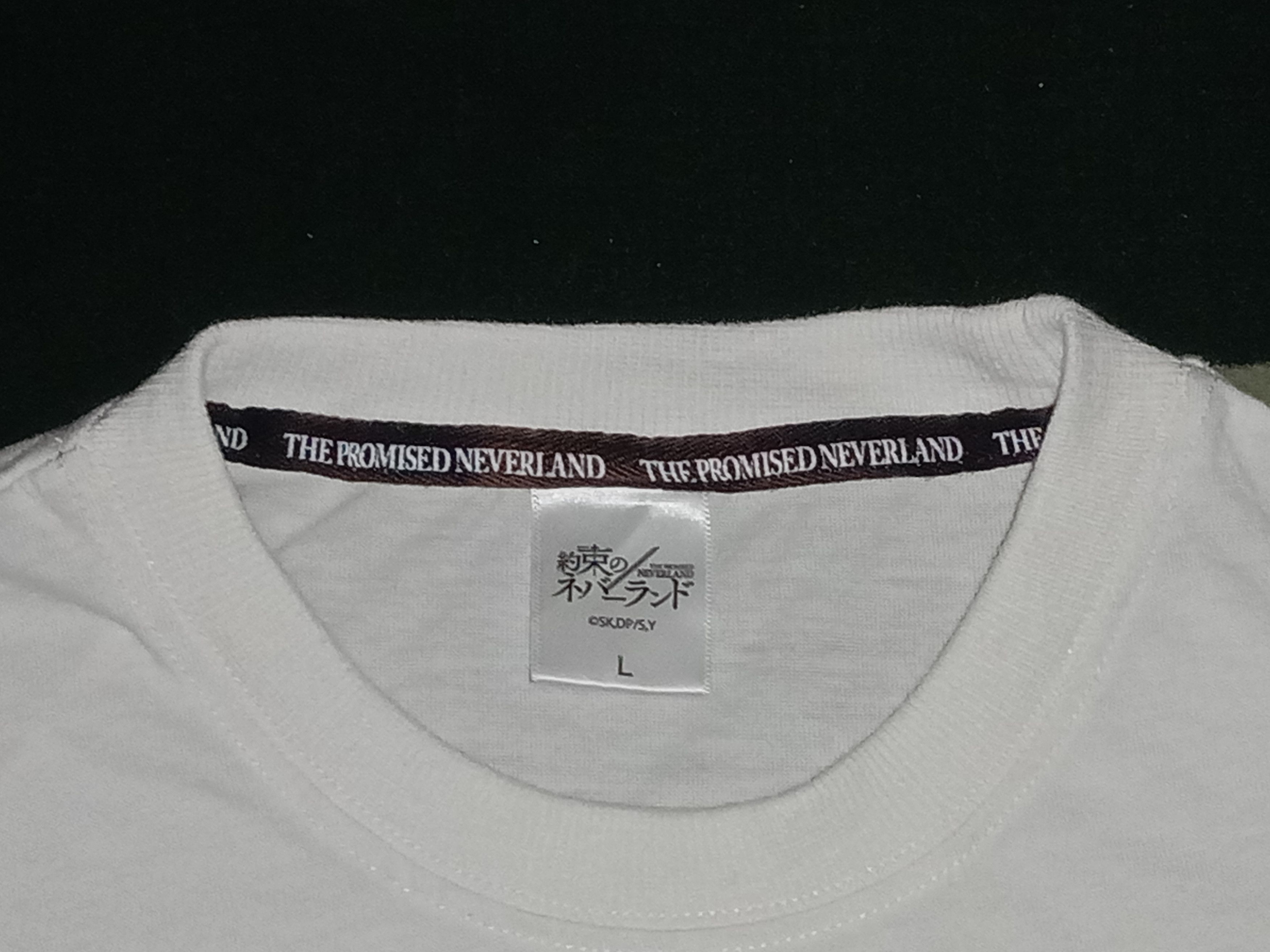 Japanese Brand T-shirt Anime The Promised Neverland ORIGINAL Size US L / EU 52-54 / 3 - 3 Thumbnail