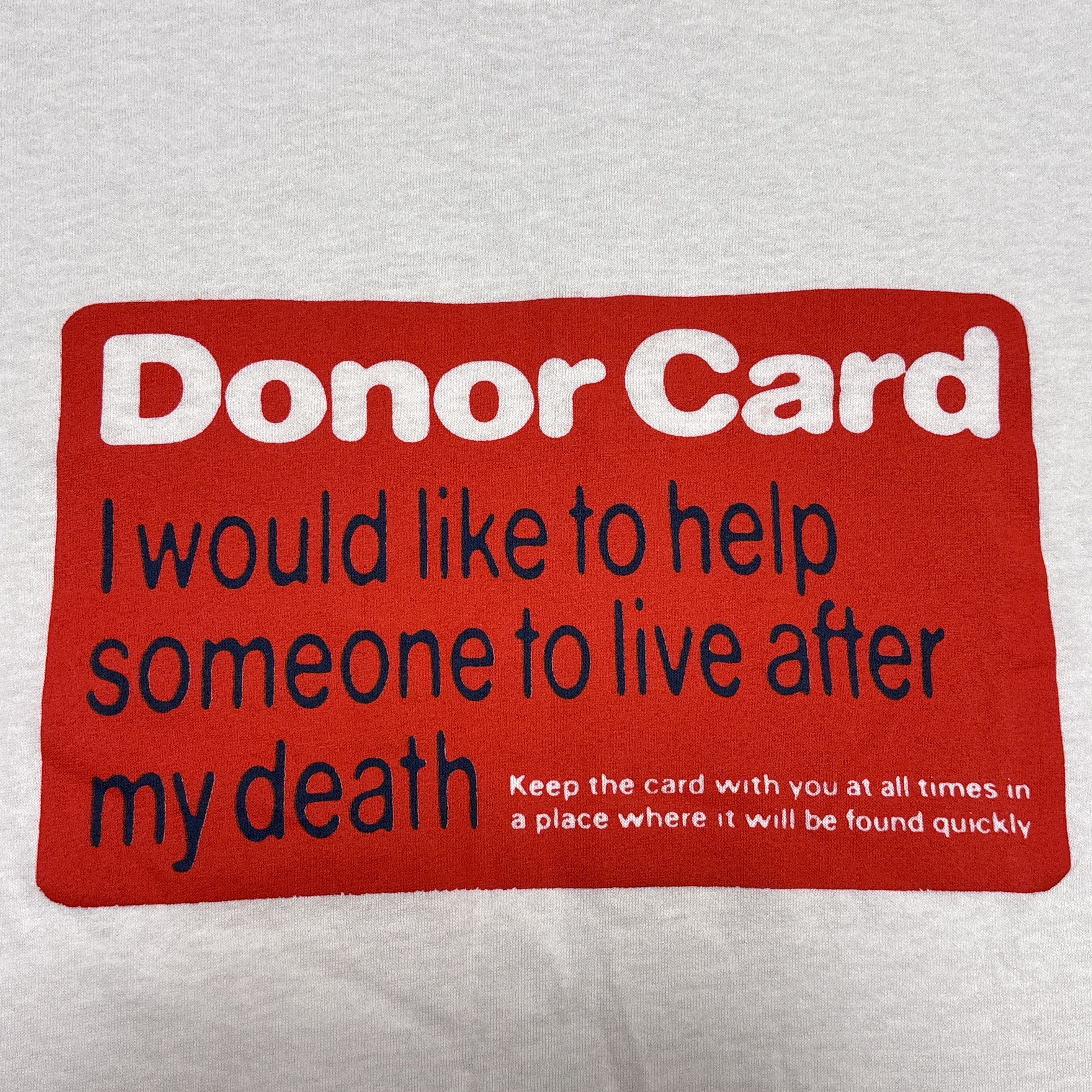 Vintage Vintage 80s T Shirt Single Stitch Screen Stars Blood Donor Size US L / EU 52-54 / 3 - 4 Thumbnail