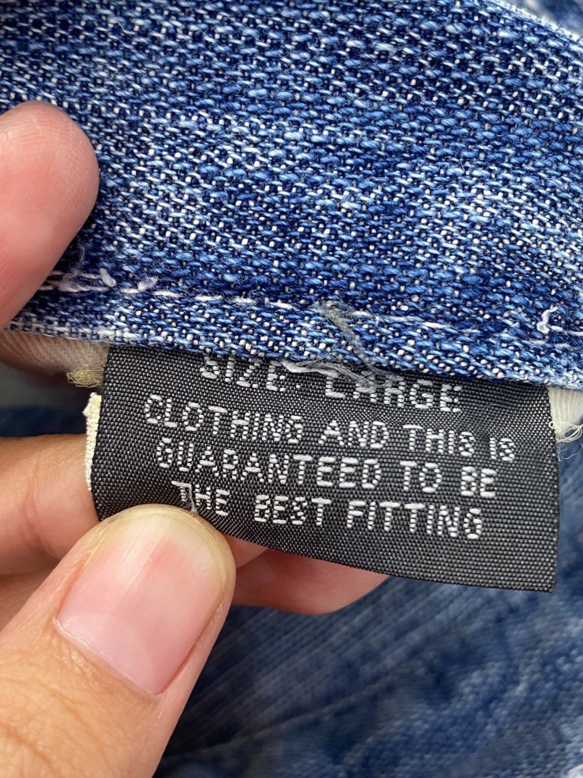 Japanese Brand Japanese Brand Blue Faded Wash Style Ripped Jeans Size US 34 / EU 50 - 10 Thumbnail
