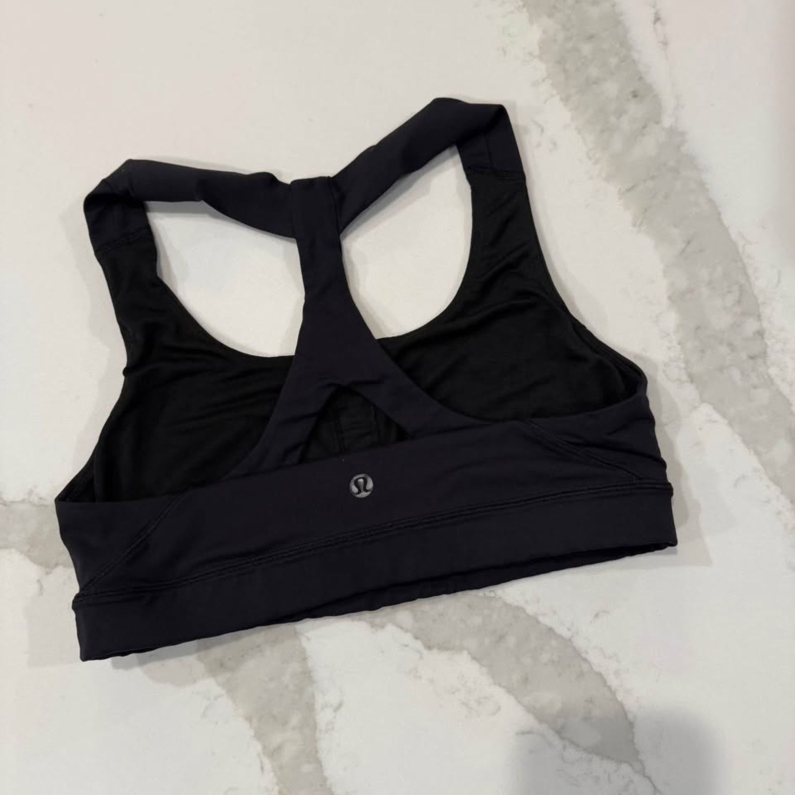 Lululemon Lululemon Fast Lane Luxtreme Sports Bra Women's 6 Black Size ONE SIZE - 3 Thumbnail